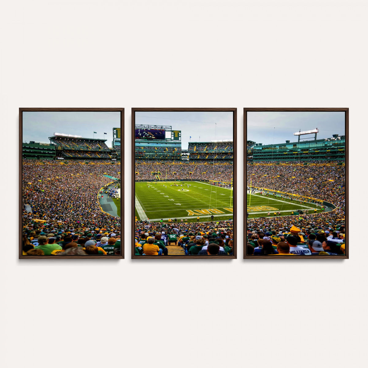 56521752-MGV-CV-36X24 - Green Bay Packers Stadium Wall Art Canvas Print, Lambeau Field