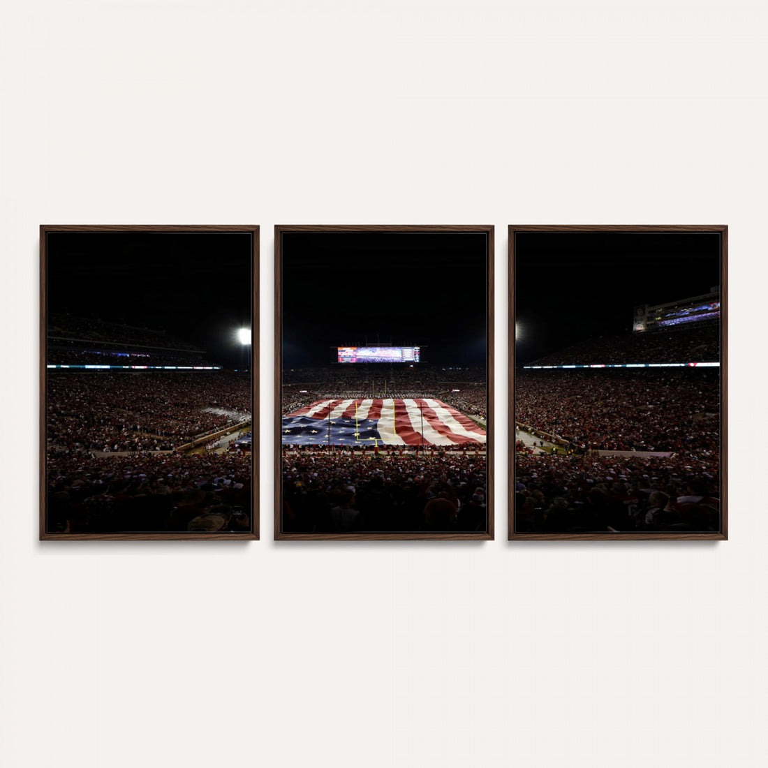 Oklahoma Memorial Stadium Wall Art Canvas Print, Oklahoma