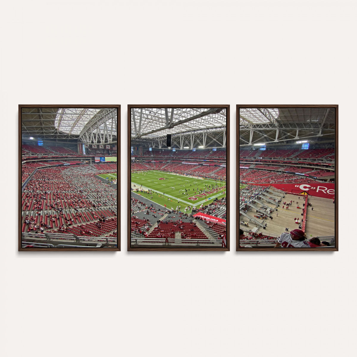 30579717-MGV-CV-36X24 - State Farm Stadium Canvas Wall Art, Arizona Cardinals Football Stadium Print, Glendale NFL Arena Panorama Artwork