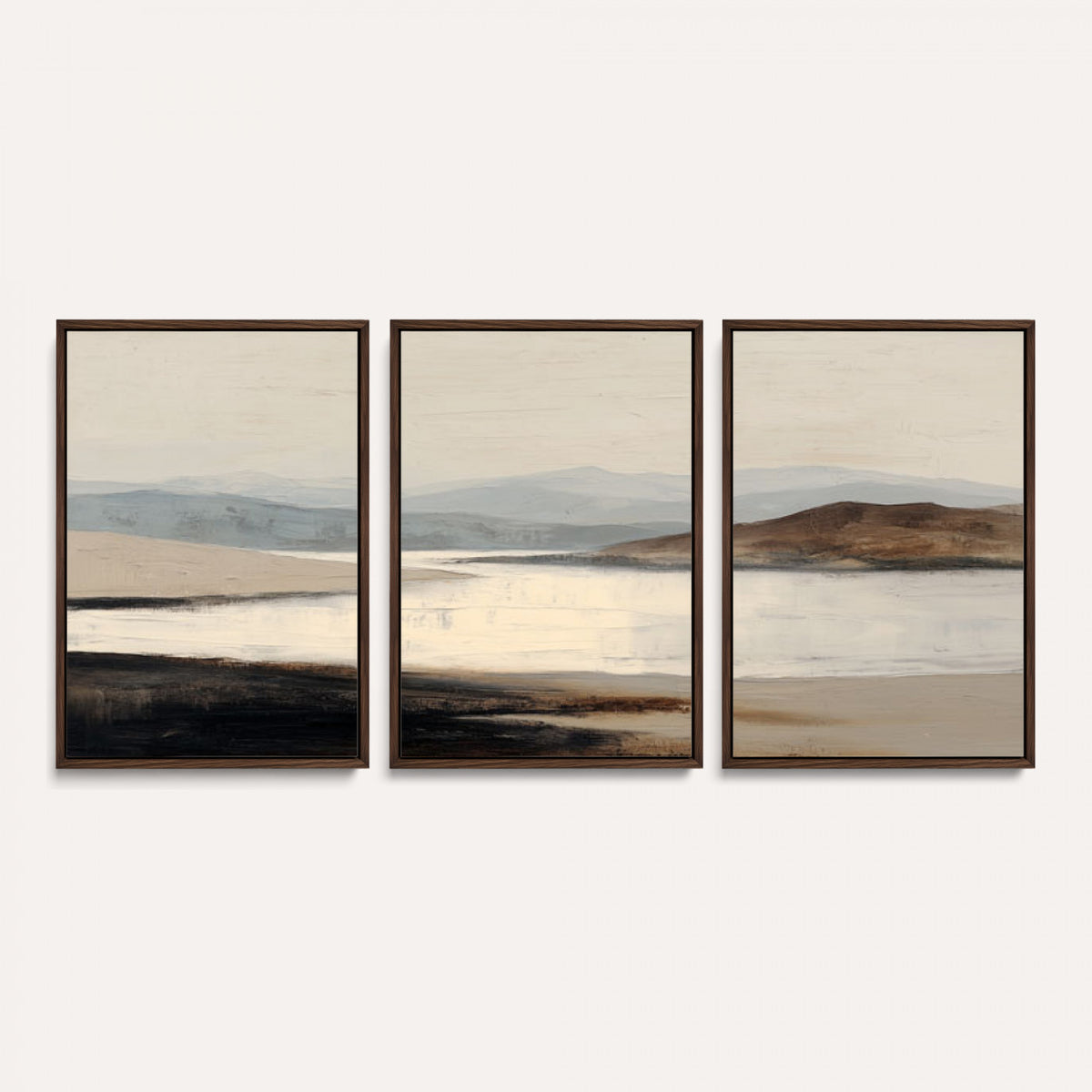 36873679-MGV-CV-36X24 - Modern Abstract Landscape Canvas Wall Art, Minimalist Nature Printing