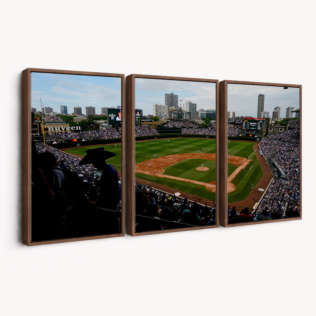 Chicago Cubs Baseball Team Print - Wrigley Field Stadium