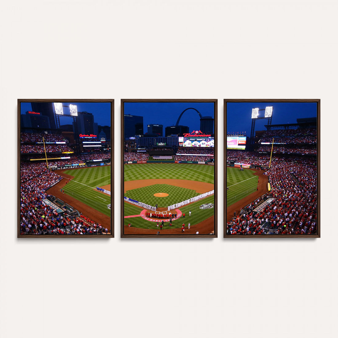 St. Louis Cardinals Baseball Team Print, Busch Stadium Wall Art