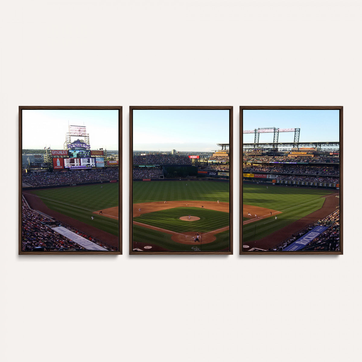 21638-MGV-CV-36X24 - Colorado Rockies Coors Field Wall Art Canvas Print, MLB Baseball Stadium