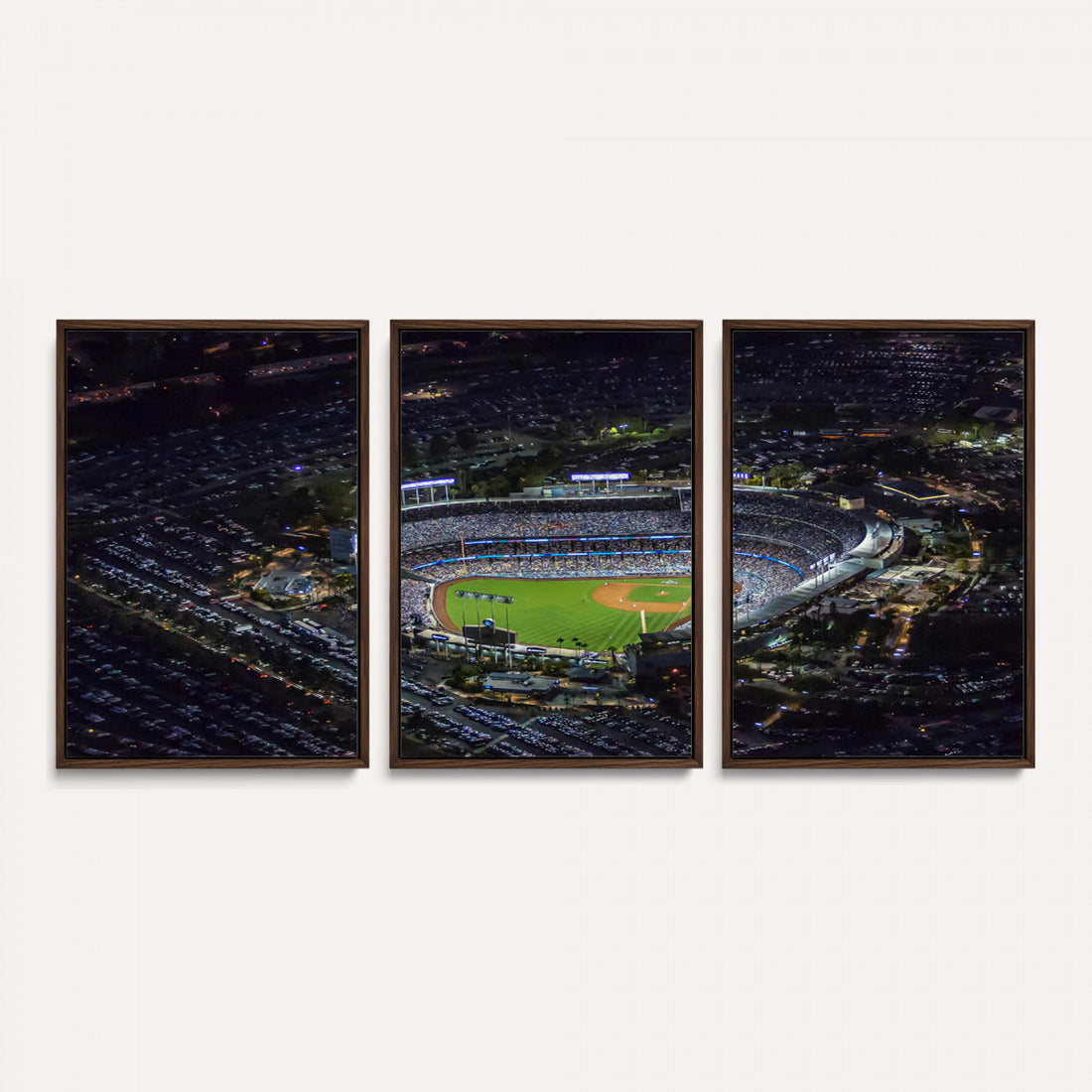 Los Angeles Dodgers Dodger Stadium Wall Art Canvas Print