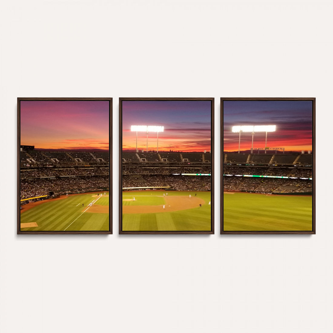 Oakland Athletics Baseball Team Print, Oakland Coliseum