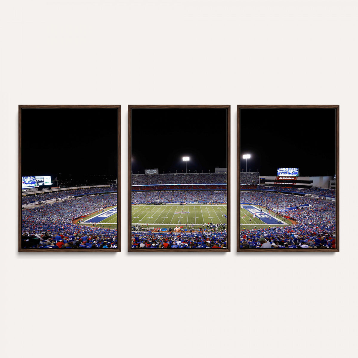 59036-MGV-CV-36X24 - Buffalo Bills Wall Art, Buffalo Bills Stadium Canvas Print for Sports Decor