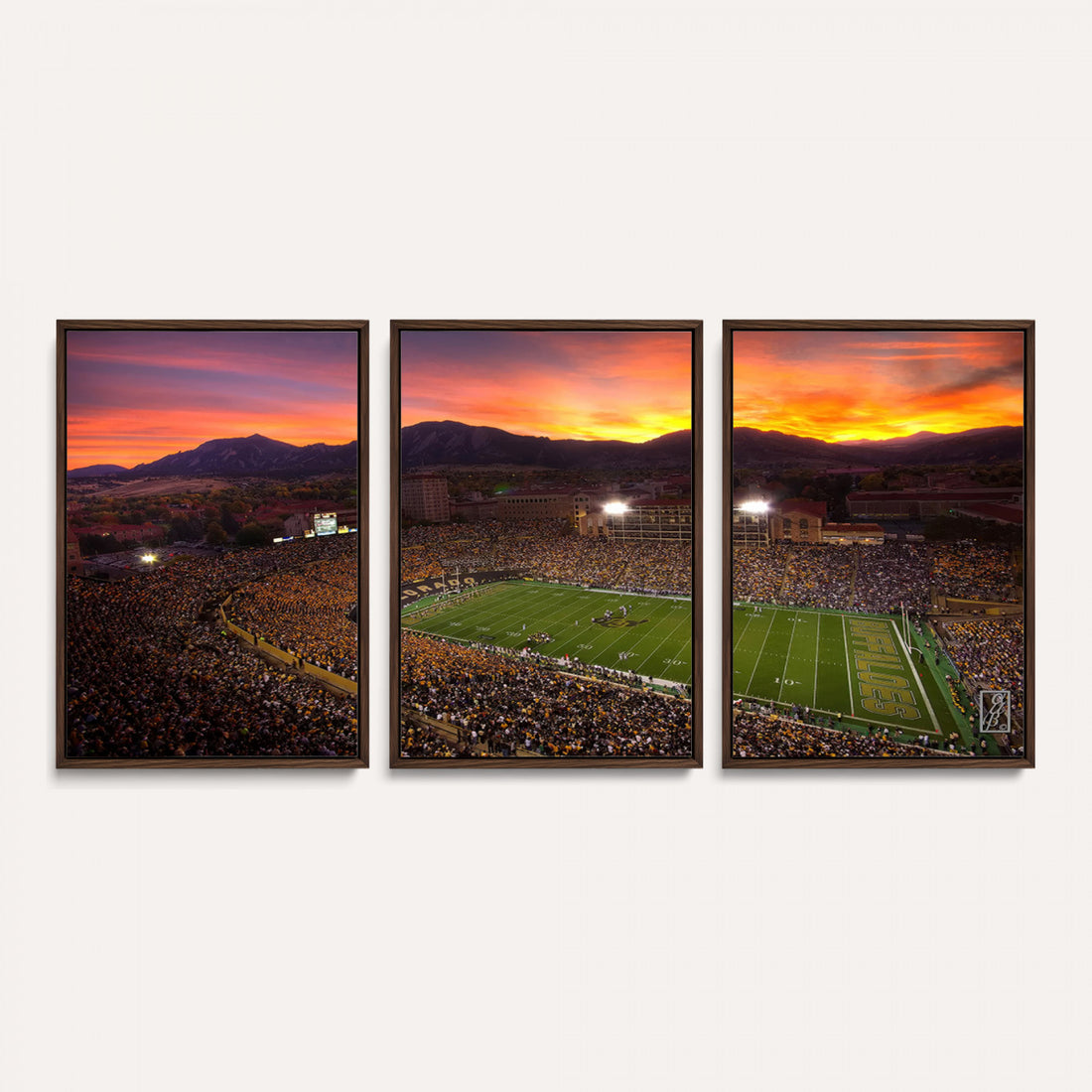Folsom Field, University of Colorado Buffaloes Football, Extra Large Game Room Wall Decor