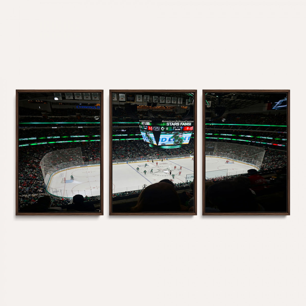 13876-MGV-CV-36X24 - American Airlines Center Dallas Stars Wall Art Canvas Print