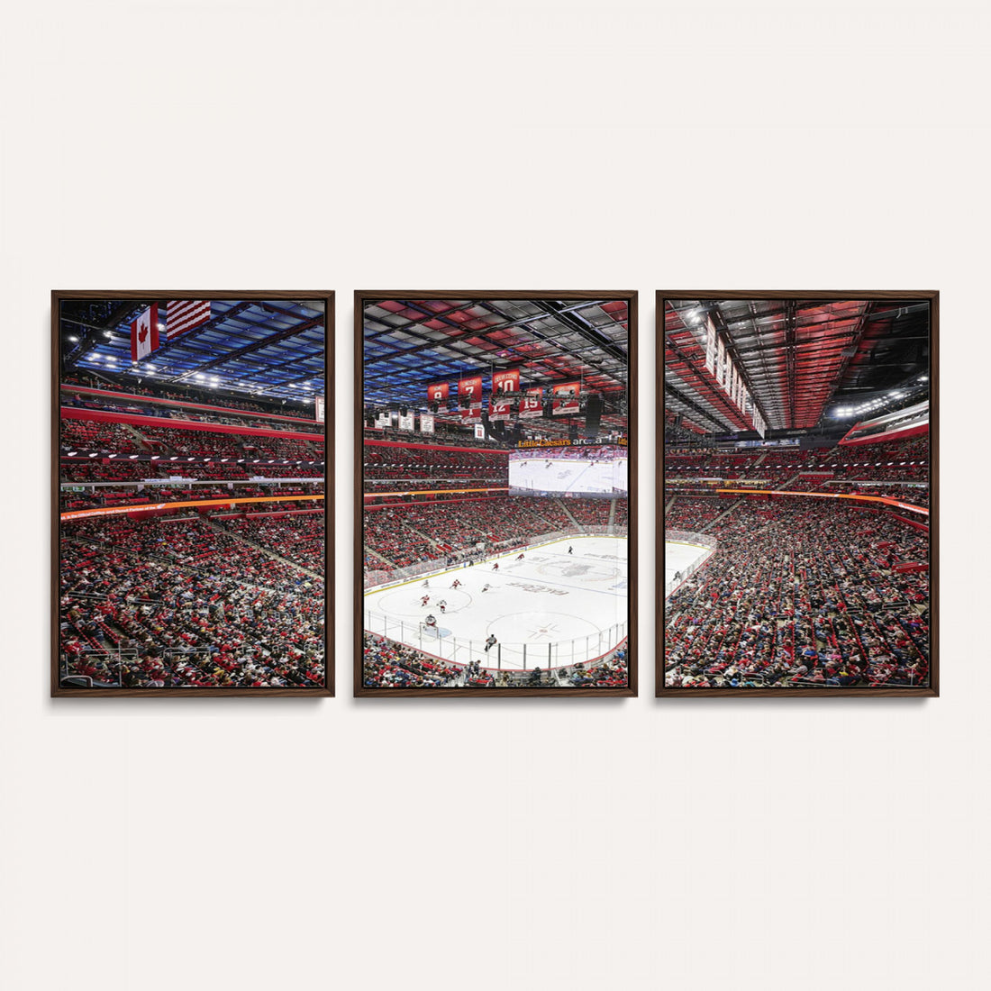 Barton Malow Little Caesars Arena Detroit Wall Art Canvas