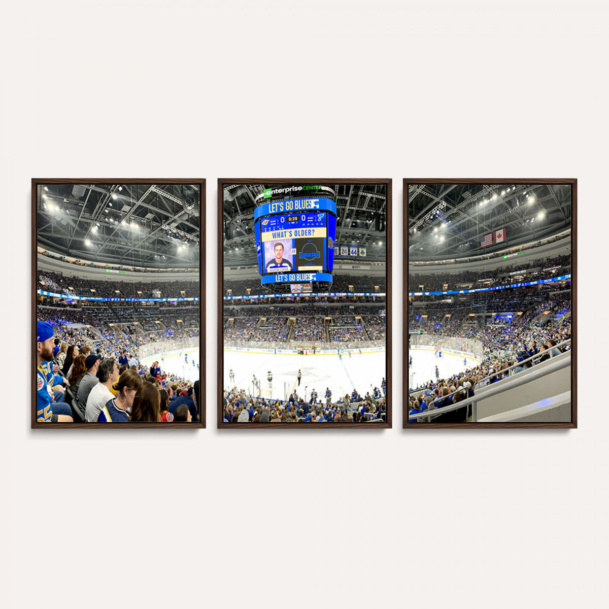 55708-MGV-CV-36X24 - Enterprise Center, Missouri St. Louis Blues Ice Hockey