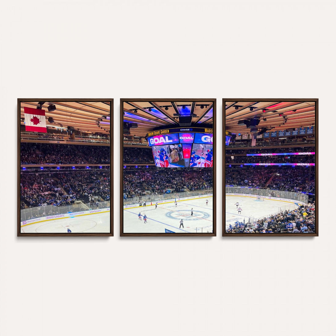 Madison Square Garden New York Rangers Hockey Stadium Wall Art Canvas
