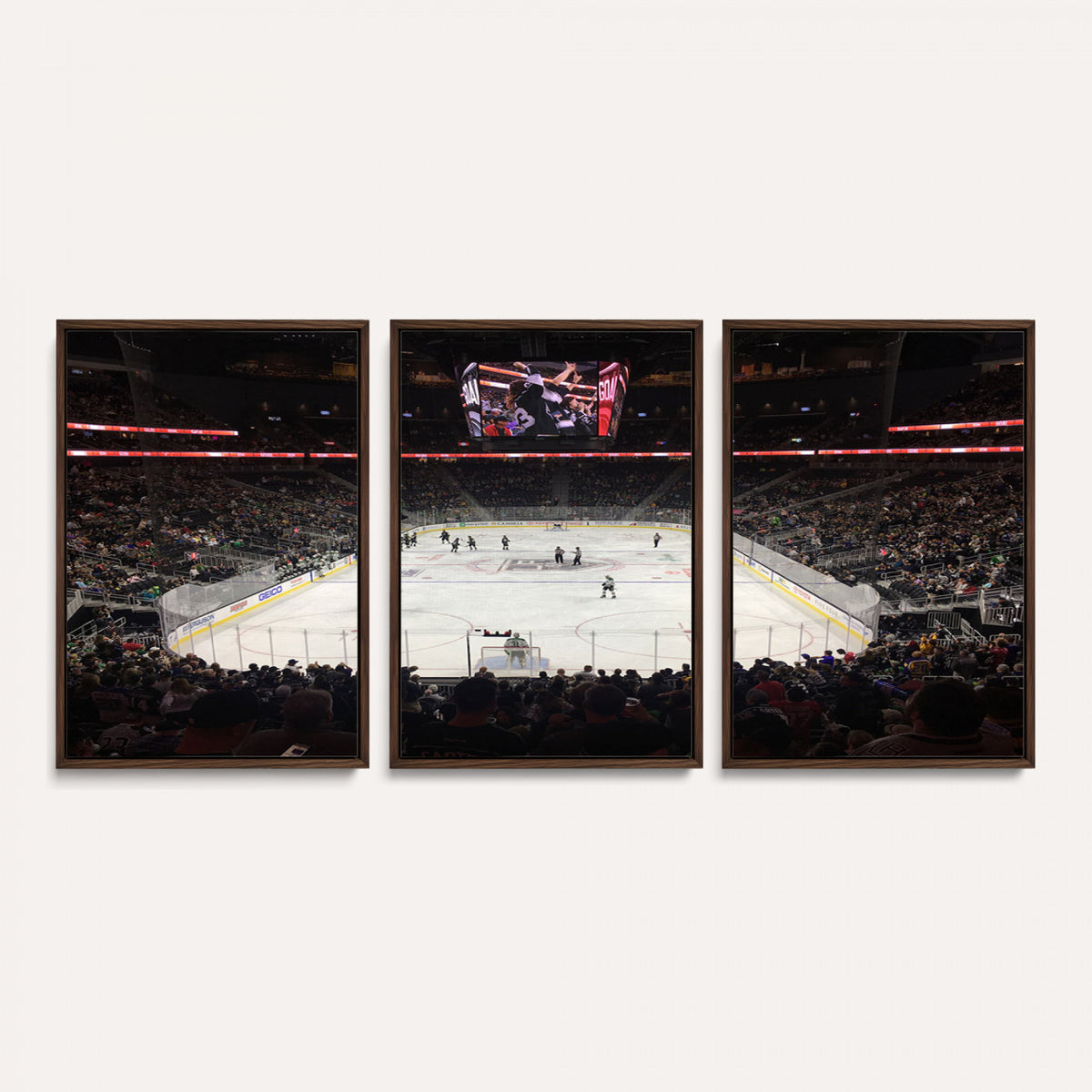 14802-MGV-CV-36X24 - T Mobile Arena Paradise Nevada Vegas Golden Knights Ice Hockey Stadium