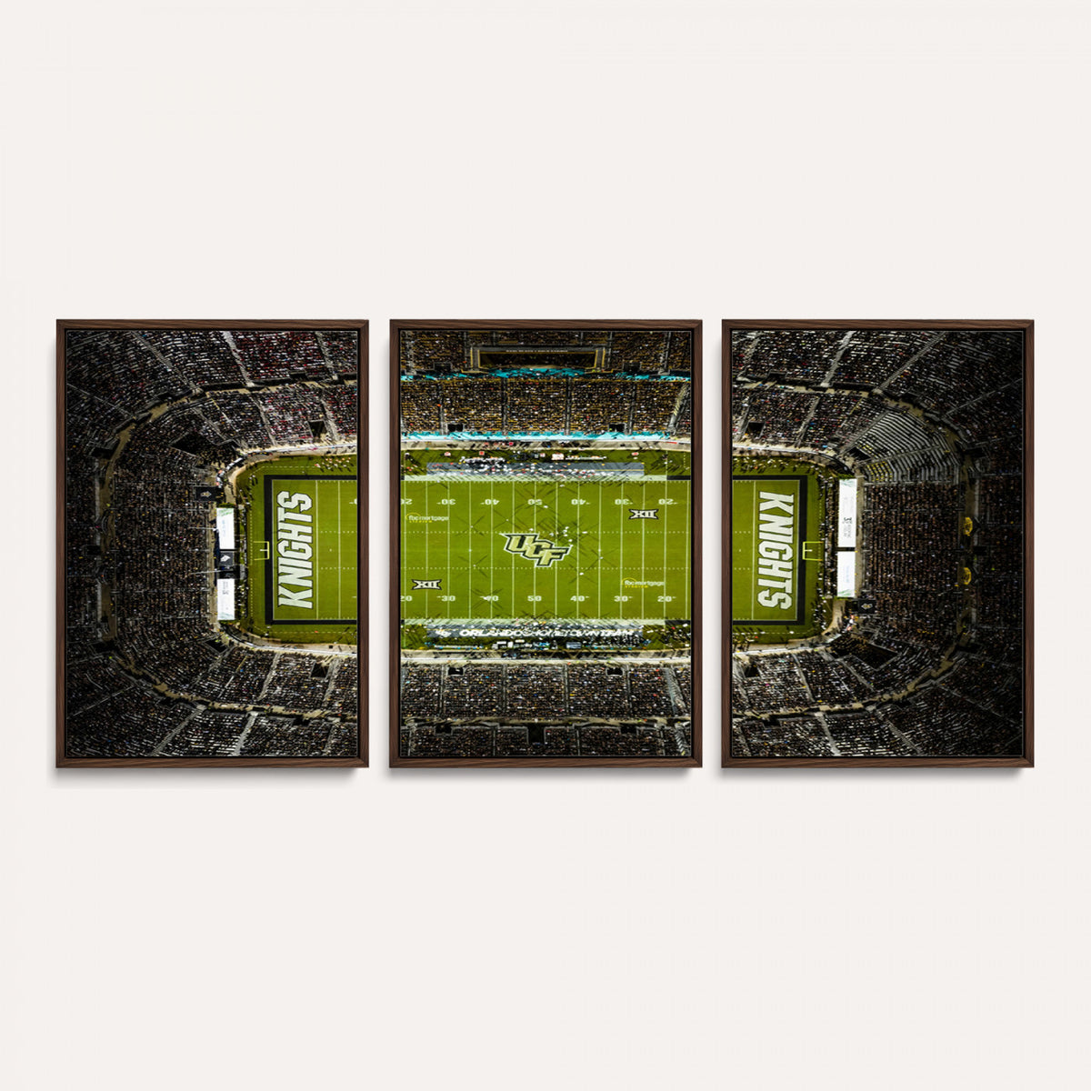58050-MGV-CV-36X24 - UCF Knights Football Team Print - Orlando FBC Mortgage Stadium Wall Art, UCF Knights Canvas Print