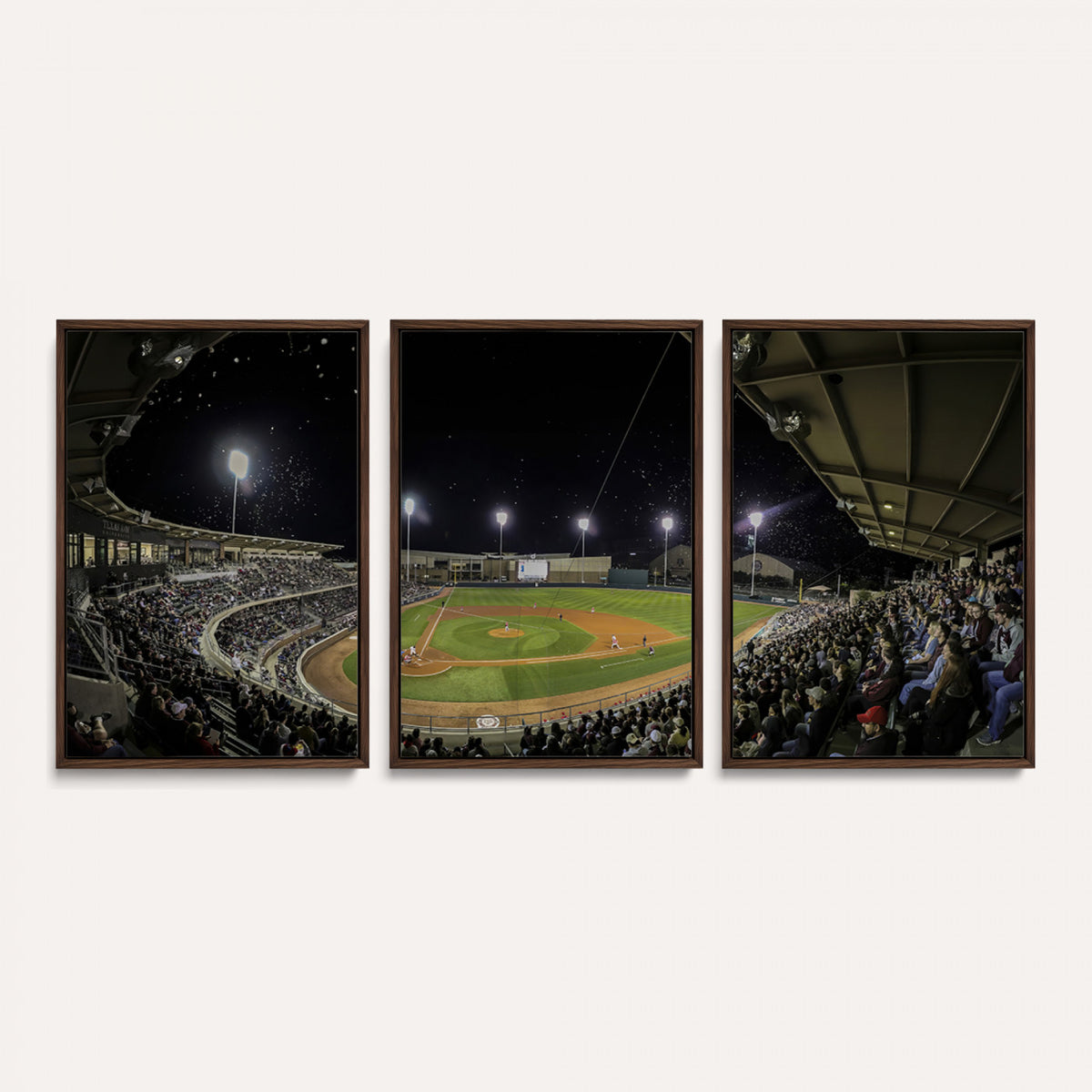 10262-MGV-CV-36X24 - Olsen Field at Blue Bell Park - Texas A&M Aggies Baseball Stadium Wall Art Canvas Print