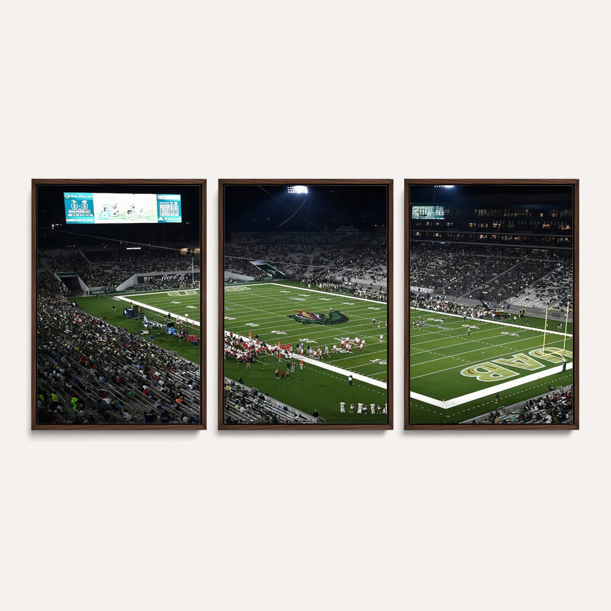 81740-MGV-CV-36X24 - UAB Blazers Football Team Print - Birmingham Protective Stadium Wall Art Canvas Print
