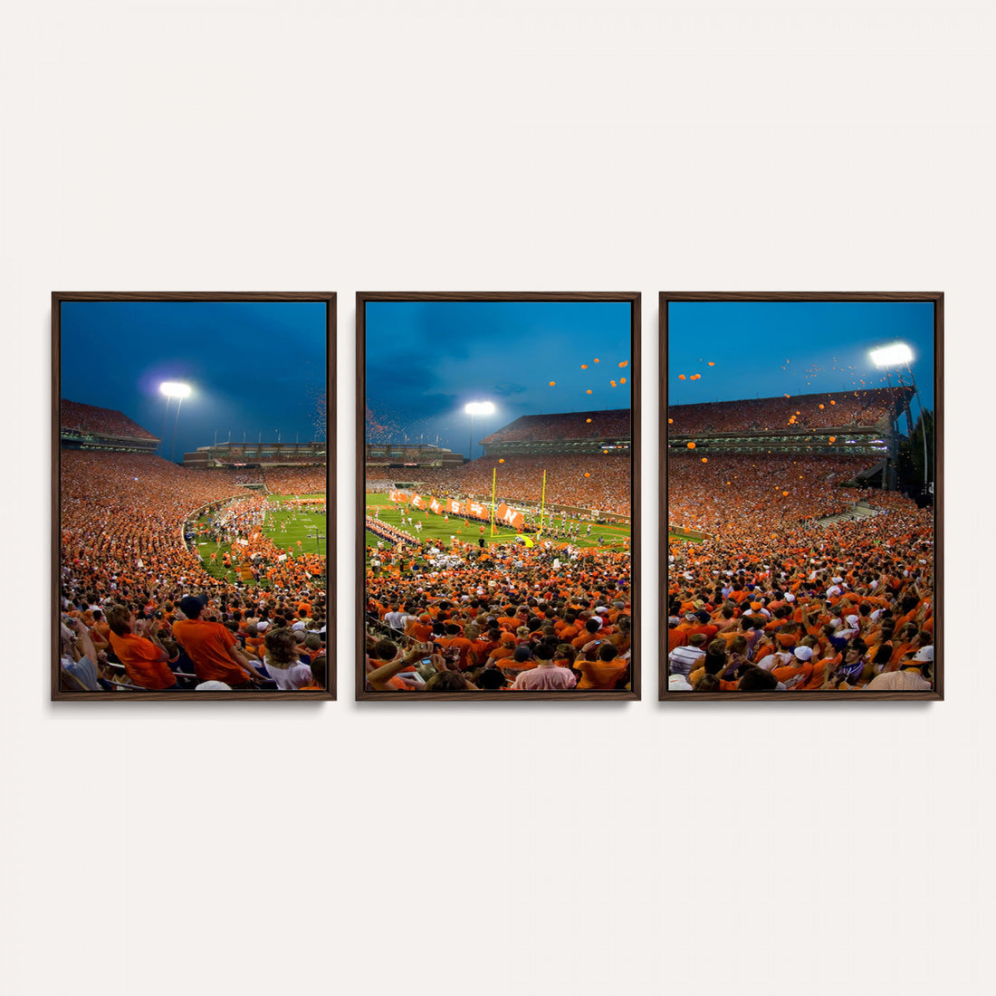 Clemson University Tigers Football Team Print, Clemson