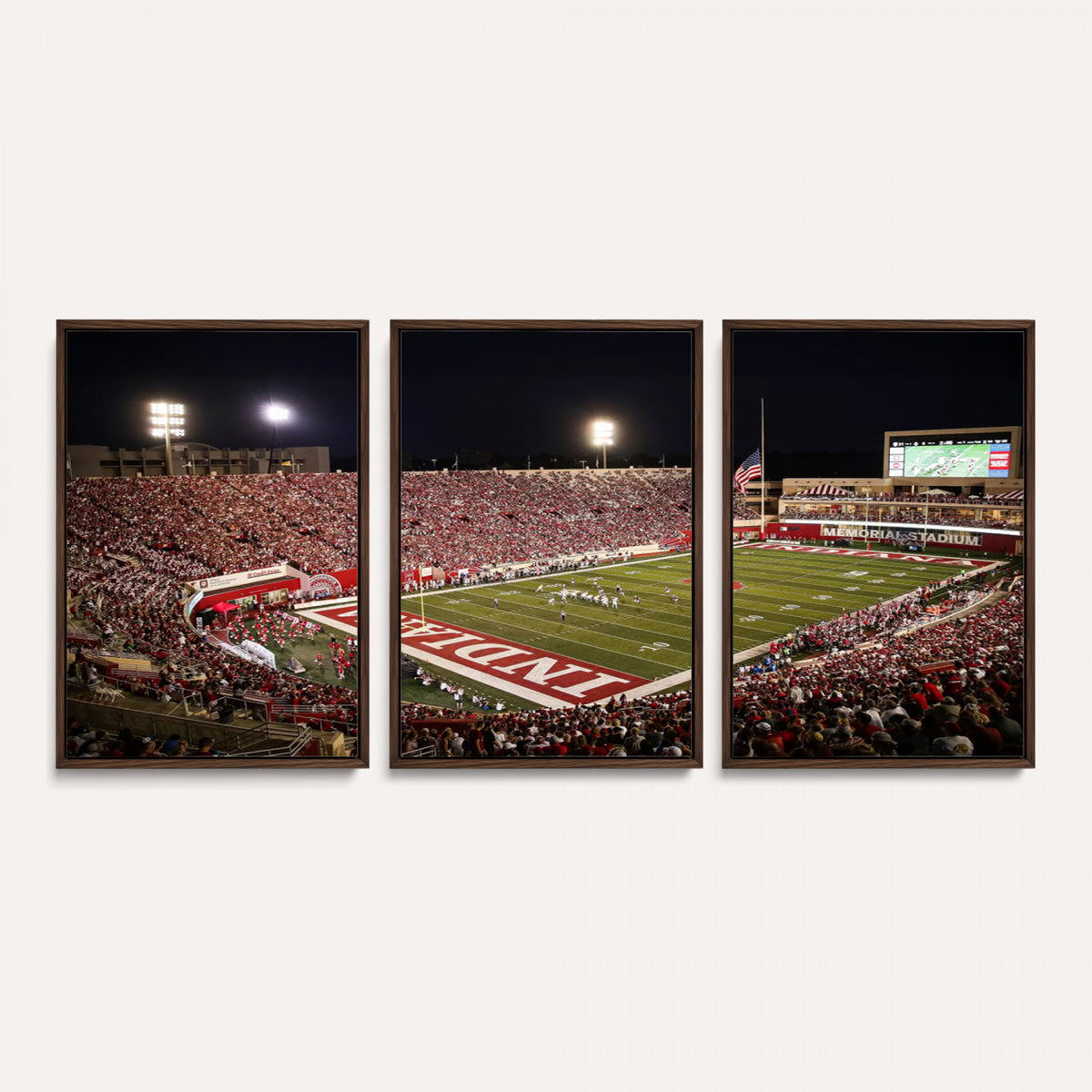 82748-MGV-CV-36X24 - Indiana University Hoosiers Football Team Print Canvas