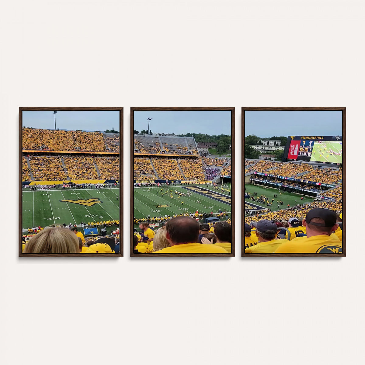 18056-MGV-CV-36X24 - Puskar Stadium Canvas Print Wall Art, Morgantown Print