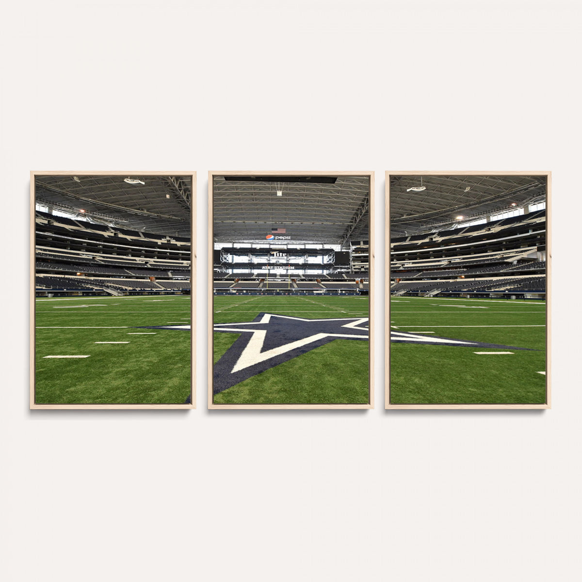 14834-MGV-CV-36X24 - Dallas Cowboys Football Team Print - Arlington AT&T Stadium