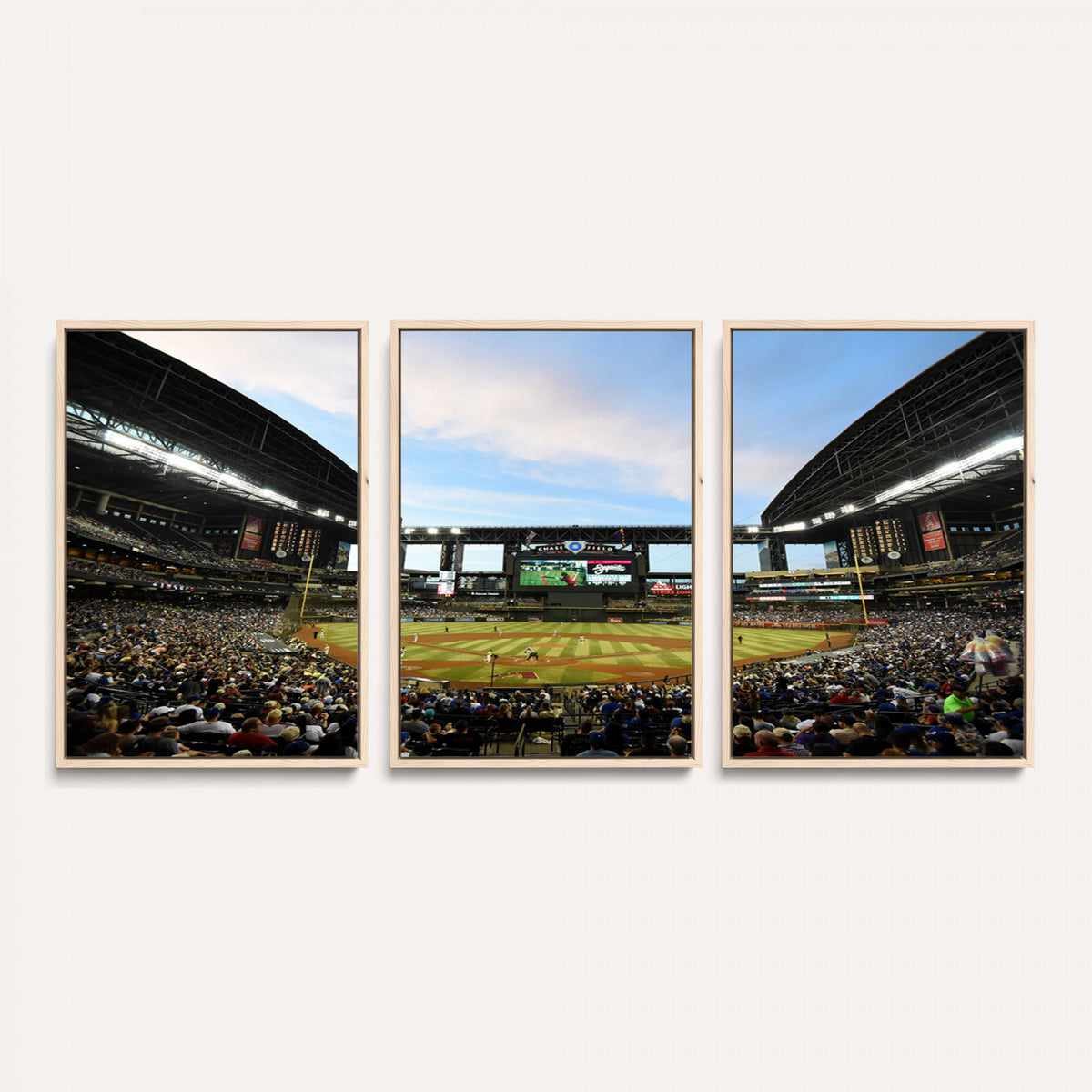 92672-MGV-CV-36X24 - Arizona Diamondbacks Team Print - Phoenix Chase Field