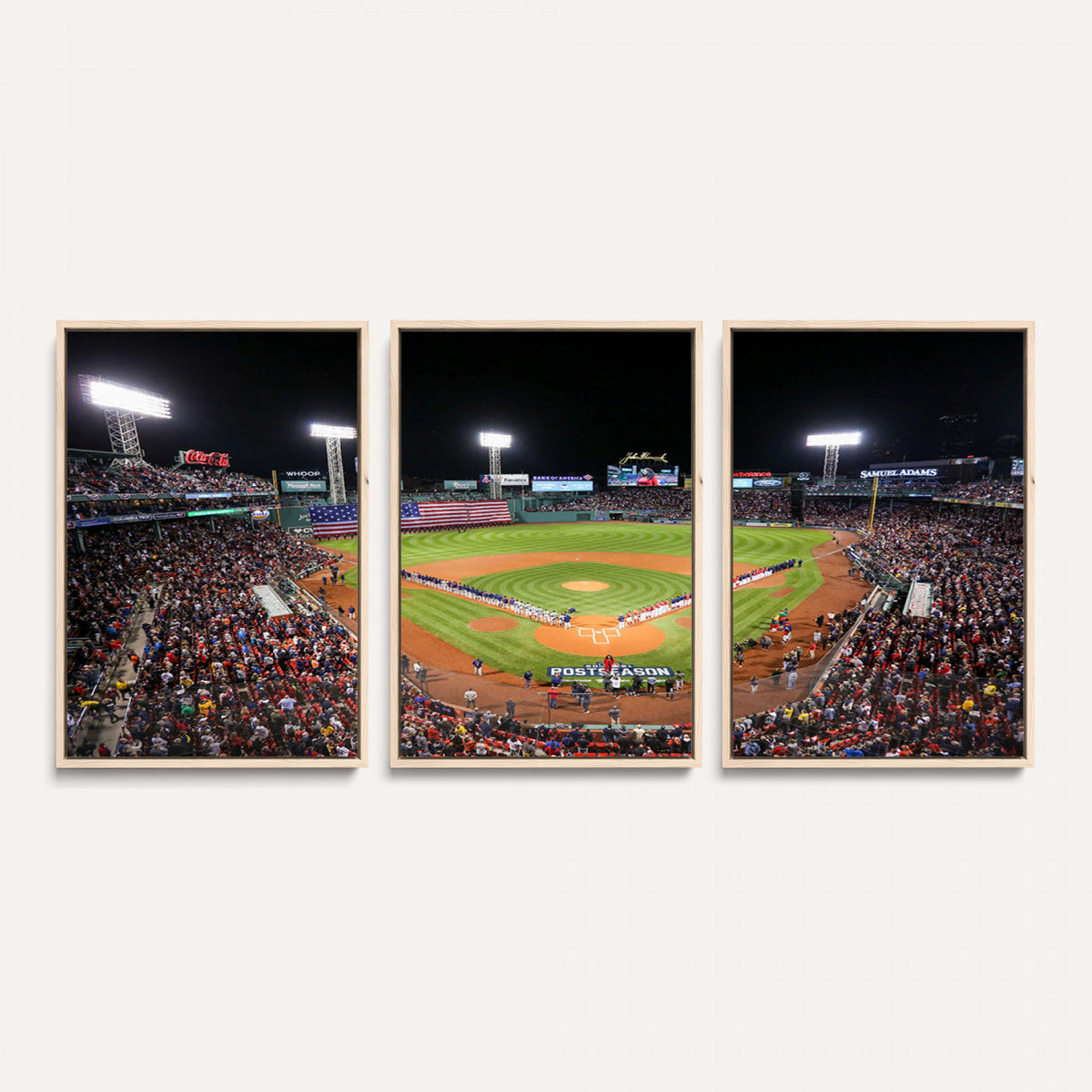47365-MGV-CV-36X24 - Fenway Park Wall Art Canvas Print | Large Baseball Stadium Canvas for Boston Red Sox Fans