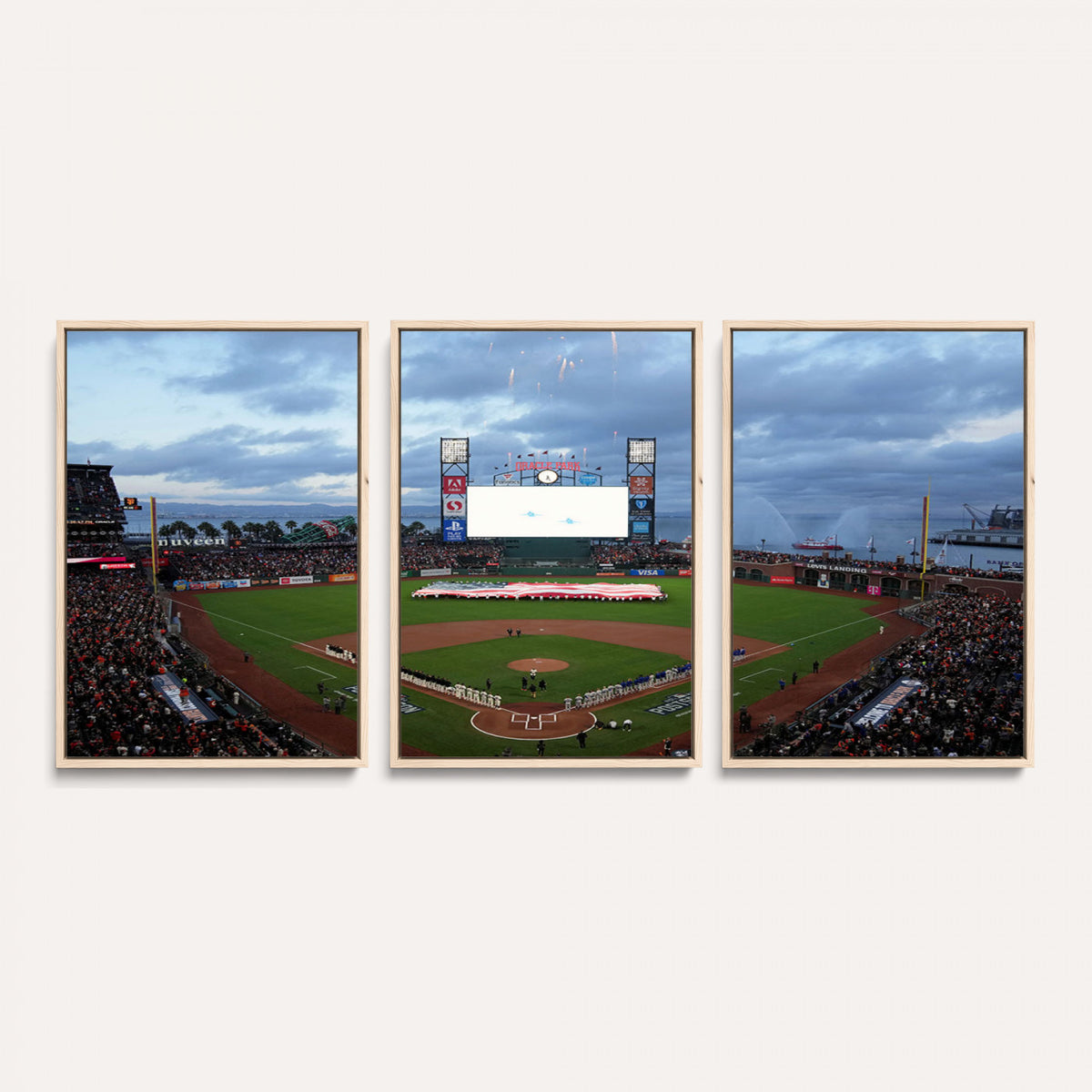 44631-MGV-CV-36X24 - Oracle Park San Francisco Giants Wall Art | Oracle Park Stadium Canvas Print
