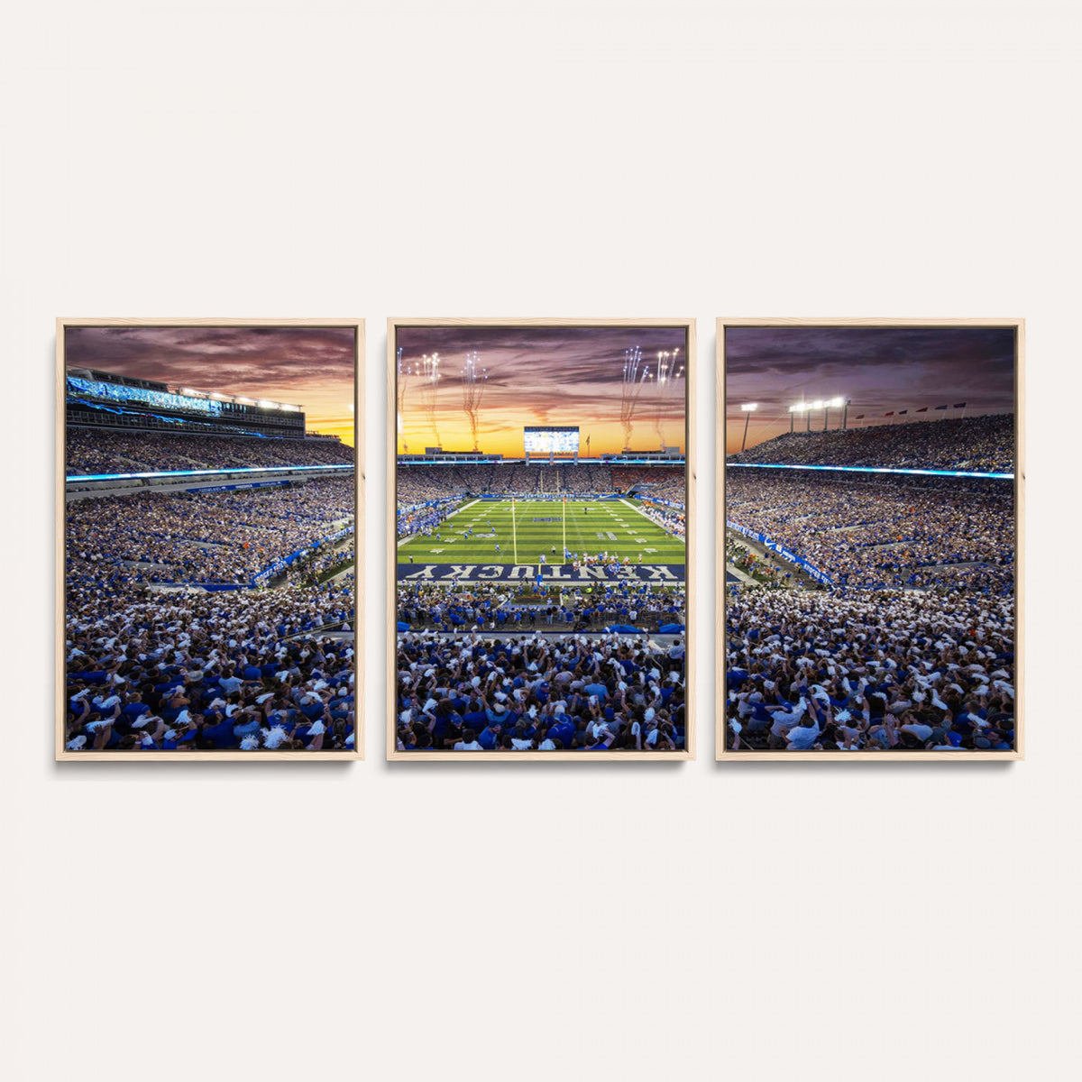 78524-MGV-CV-36X24 - Kroger Field Wall Art Print, Kentucky Stadium Wall Art