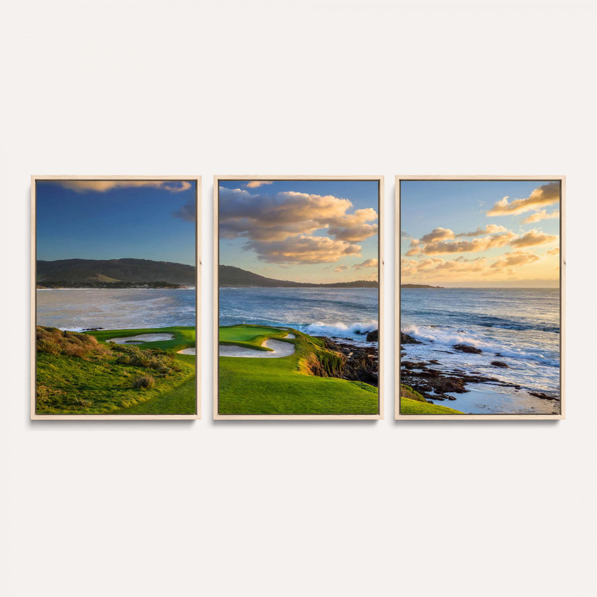 50107048-MGV-CV-36X24 - Pebble Beach Golf Links Wall Art Canvas Print