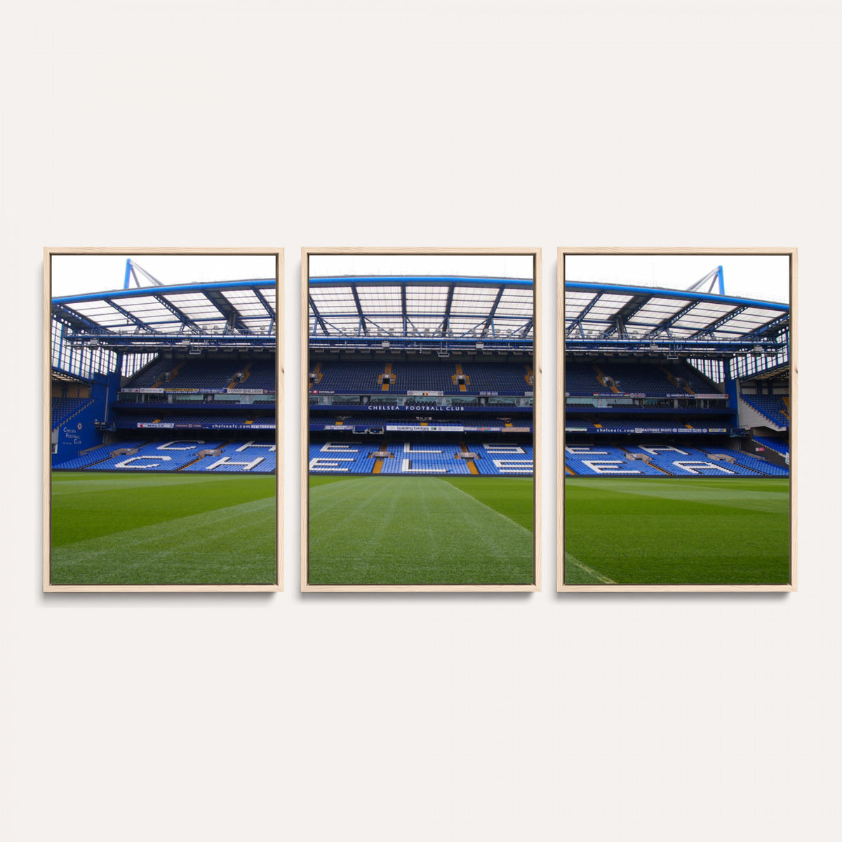 38616413CHELSA-MGV-CV-36X24 - Stamford Bridge Chelsea Football Stadium Canvas Wall Art