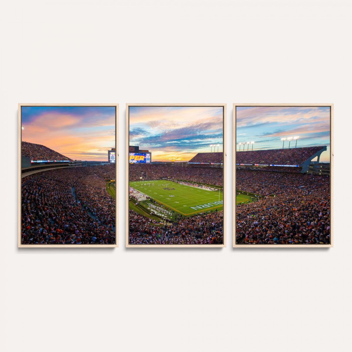 75203764-MGV-CV-36X24 - Jordan-Hare Stadium Auburn Tigers Football Stadium Canvas Wall Art
