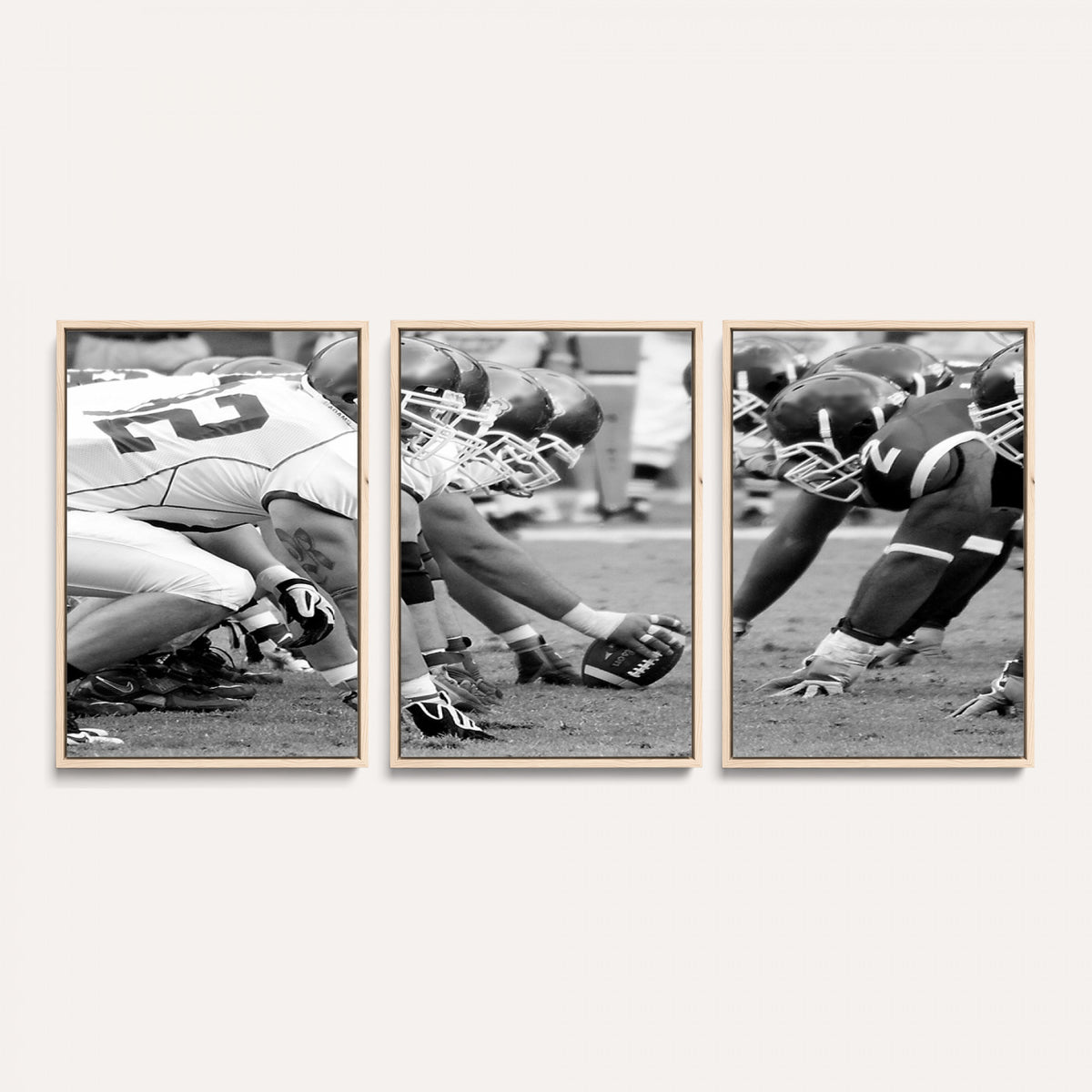 97432-MGV-CV-36X24 - American Football Player Wall Art Canvas Print