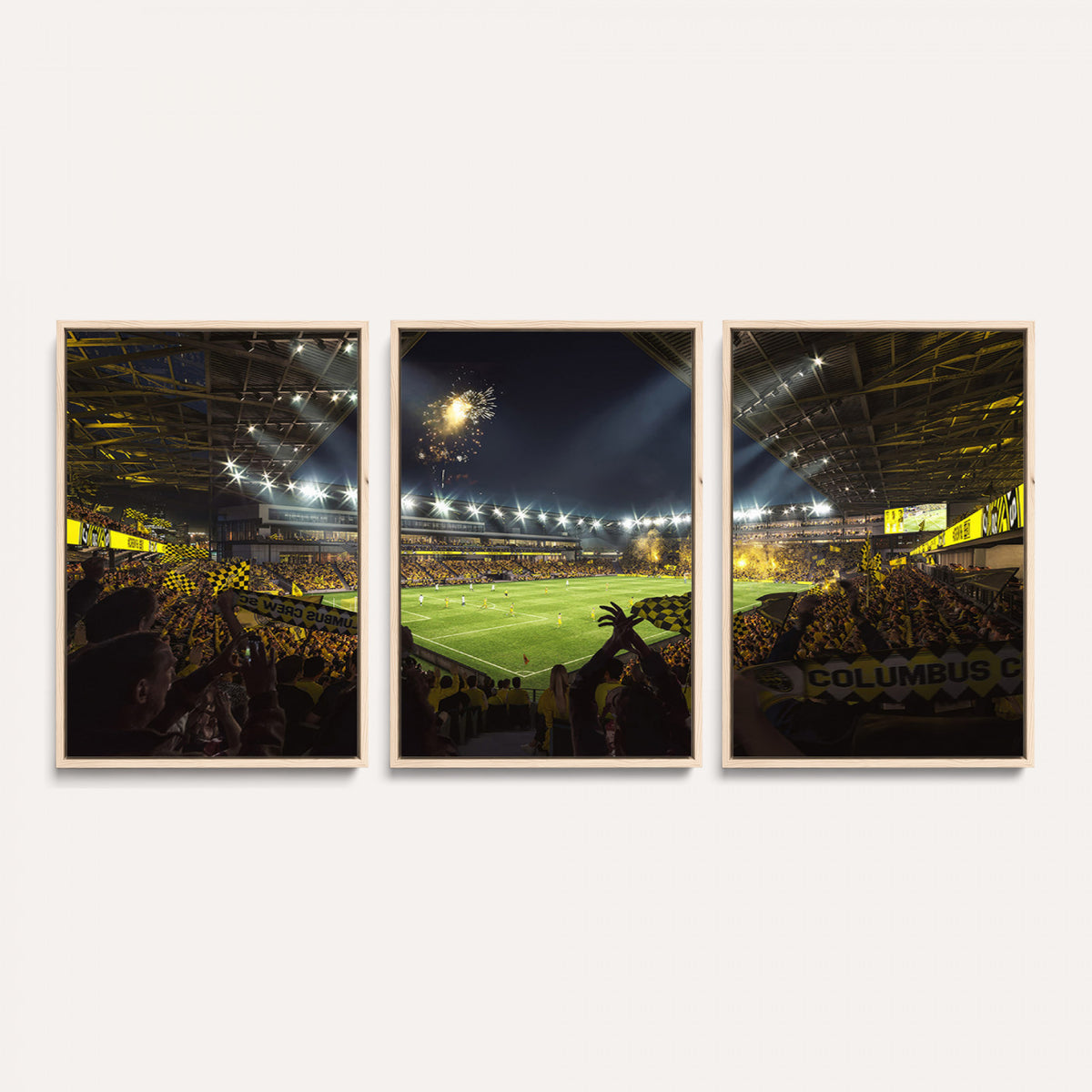 51122-MGV-CV-36X24 - Columbus Crew Soccer Team Print - Columbus Crew Stadium Wall Art Canvas Print