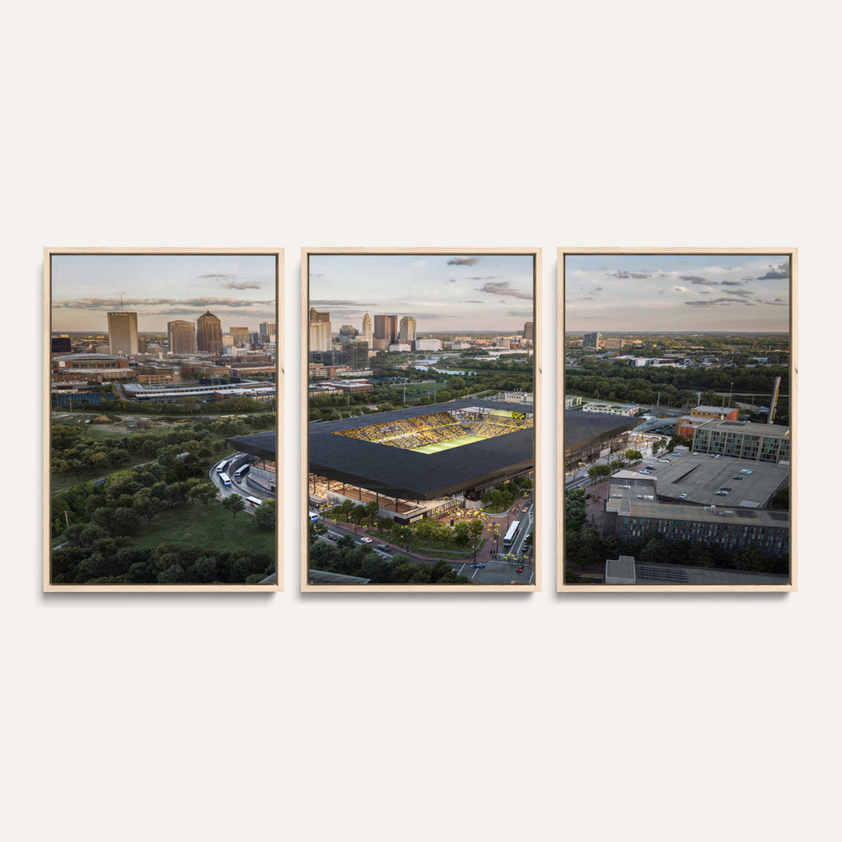 90971-MGV-CV-36X24 - Columbus Crew Soccer Team Print - Columbus Crew Stadium Wall Art, Columbus Crew Soccer Wall Art
