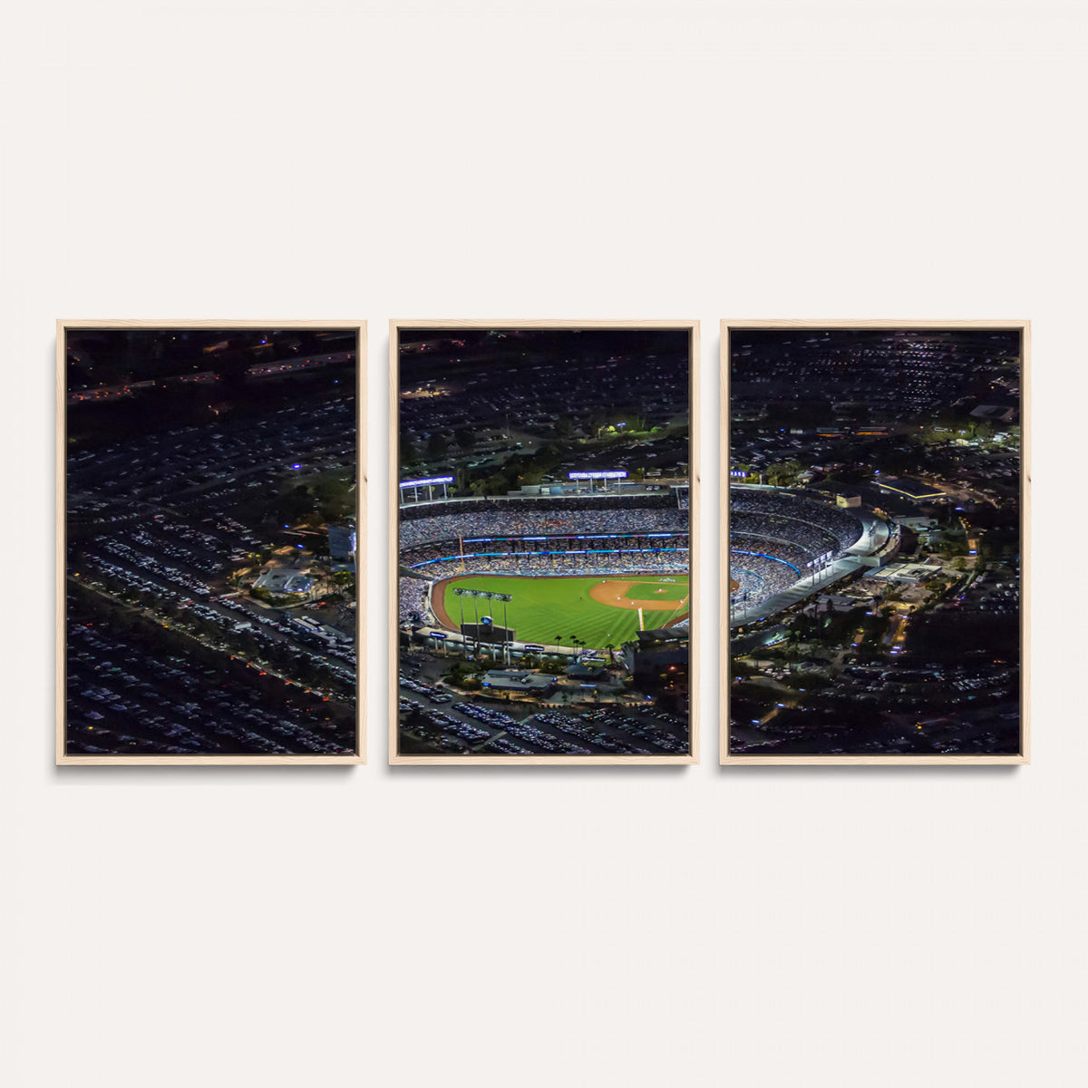 20932-MGV-CV-36X24 - Los Angeles Dodgers Dodger Stadium Wall Art Canvas Print