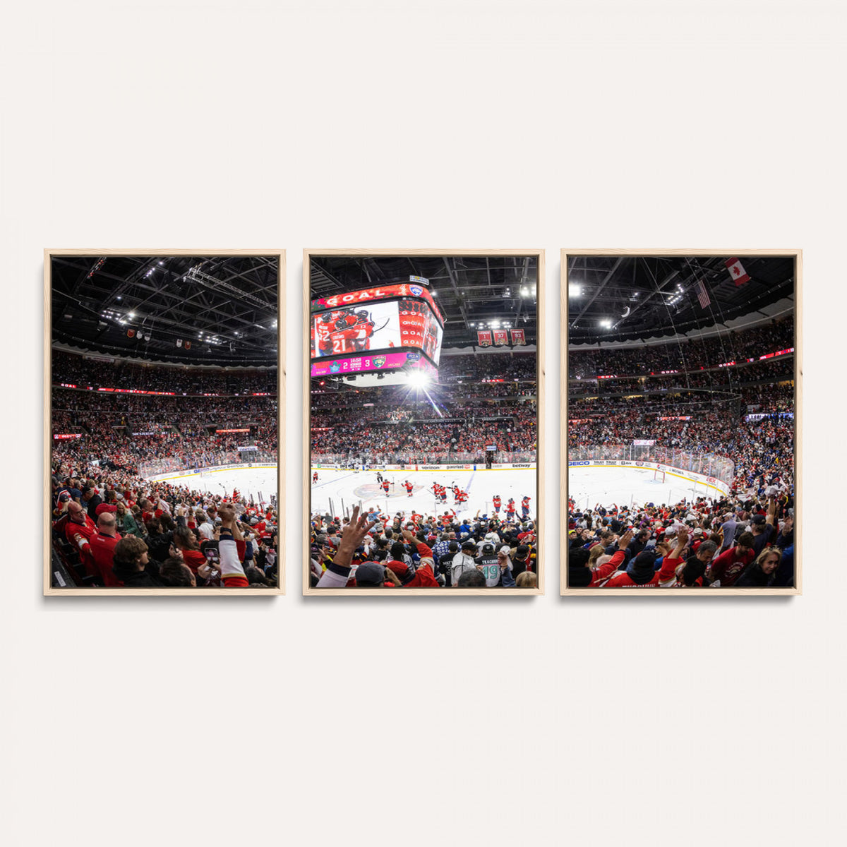 15750-MGV-CV-36X24 - Amerant Bank Arena Wall Art Canvas Print, Hockey Arena