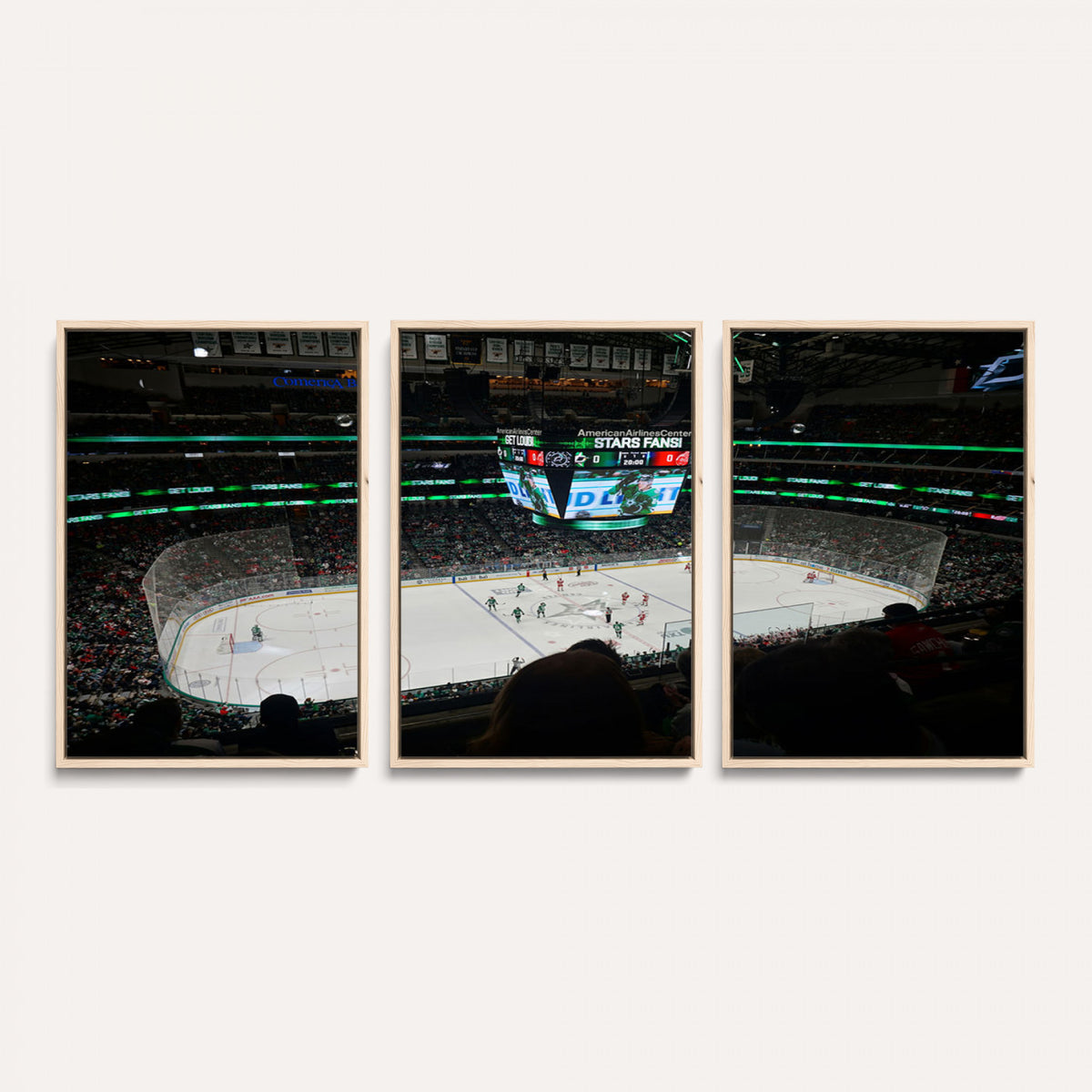 13876-MGV-CV-36X24 - American Airlines Center Dallas Stars Wall Art Canvas Print