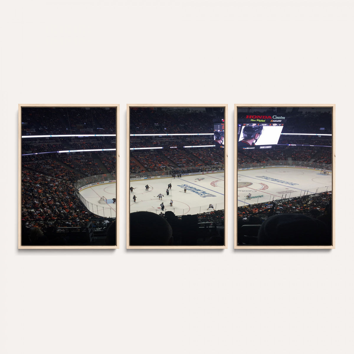 24634-MGV-CV-36X24 - Honda Center California Anaheim Ducks Hockey Stadium Wall Art