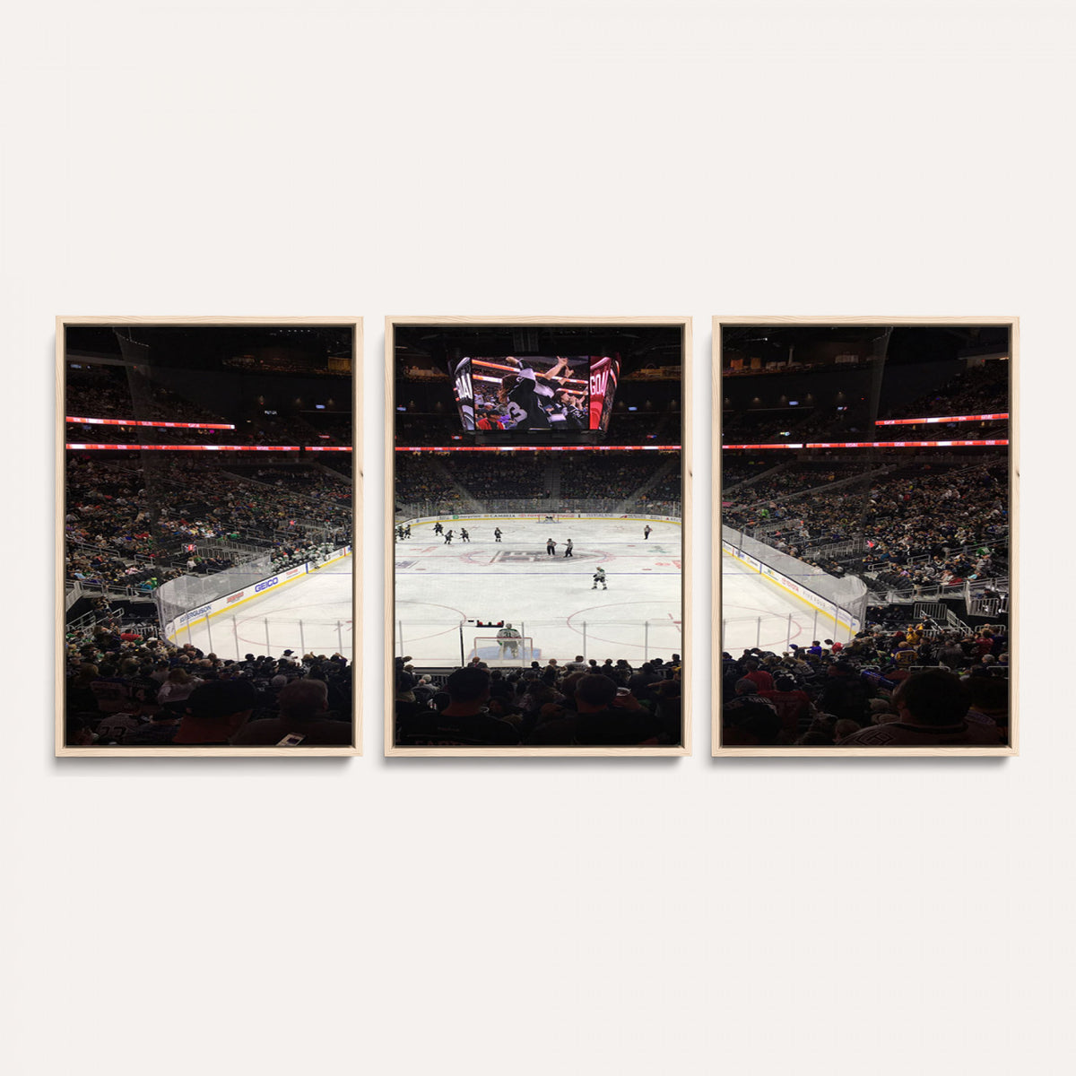 14802-MGV-CV-36X24 - T Mobile Arena Paradise Nevada Vegas Golden Knights Ice Hockey Stadium