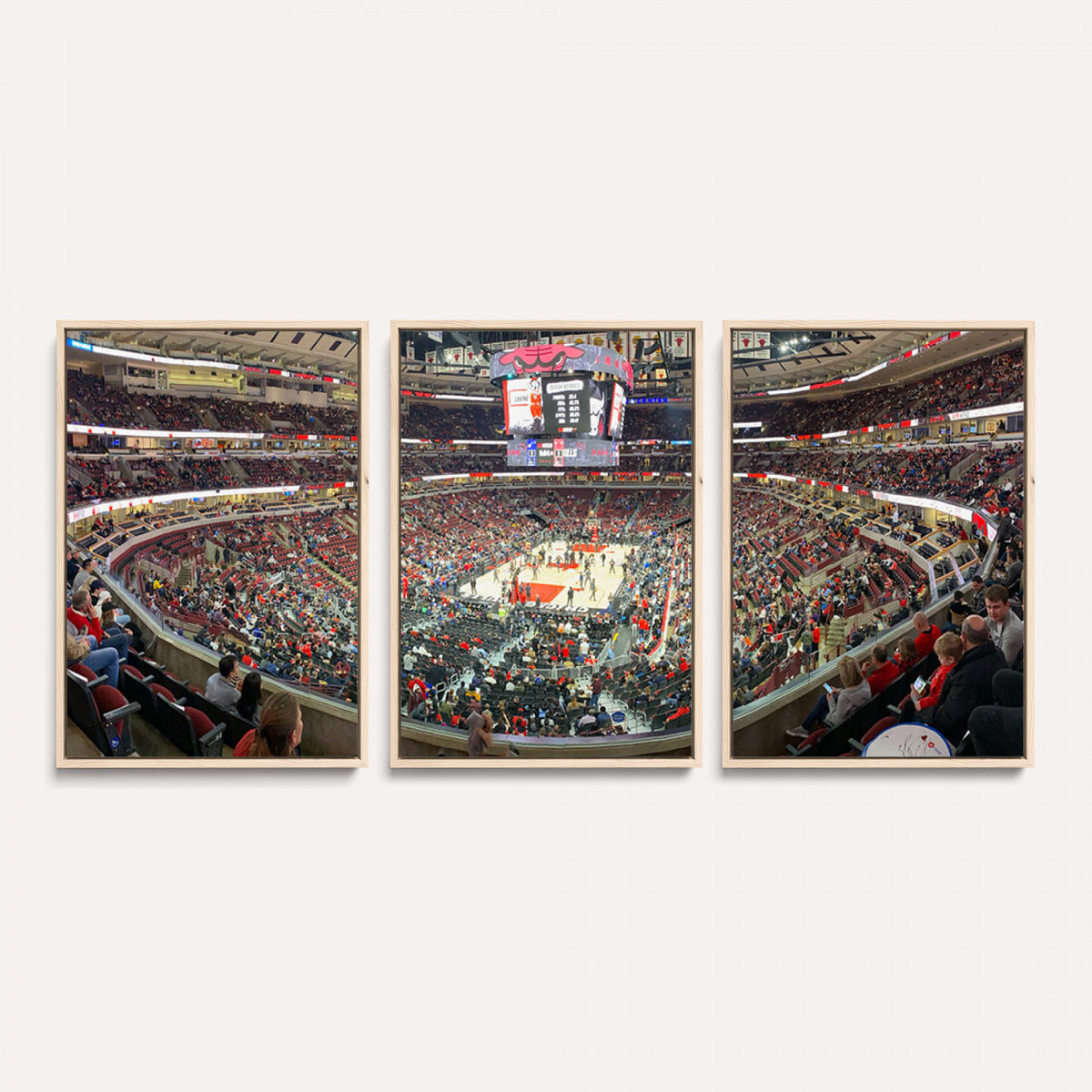 43481-MGV-CV-36X24 - United Center Chicago Bulls Stadium Wall Art Canvas Print