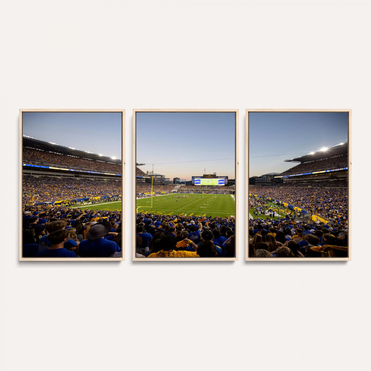 41853-MGV-CV-36X24 - Pittsburgh Panthers Football Team Print - Pittsburgh Acrisure Stadium Wall Art Canvas Print
