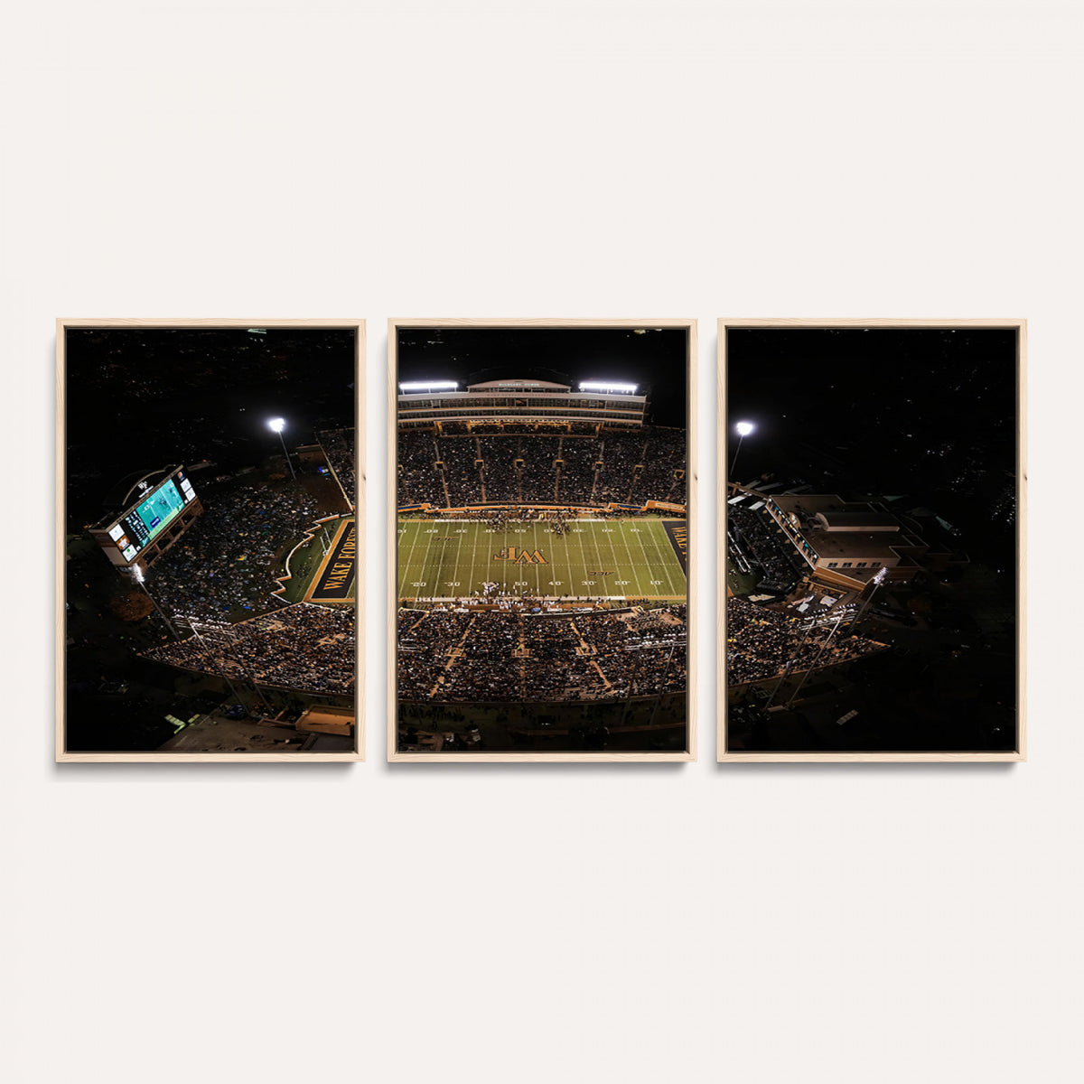 20605-MGV-CV-36X24 - Wake Forest University Demon Deacons Canvas Print, Football Team Wall Art