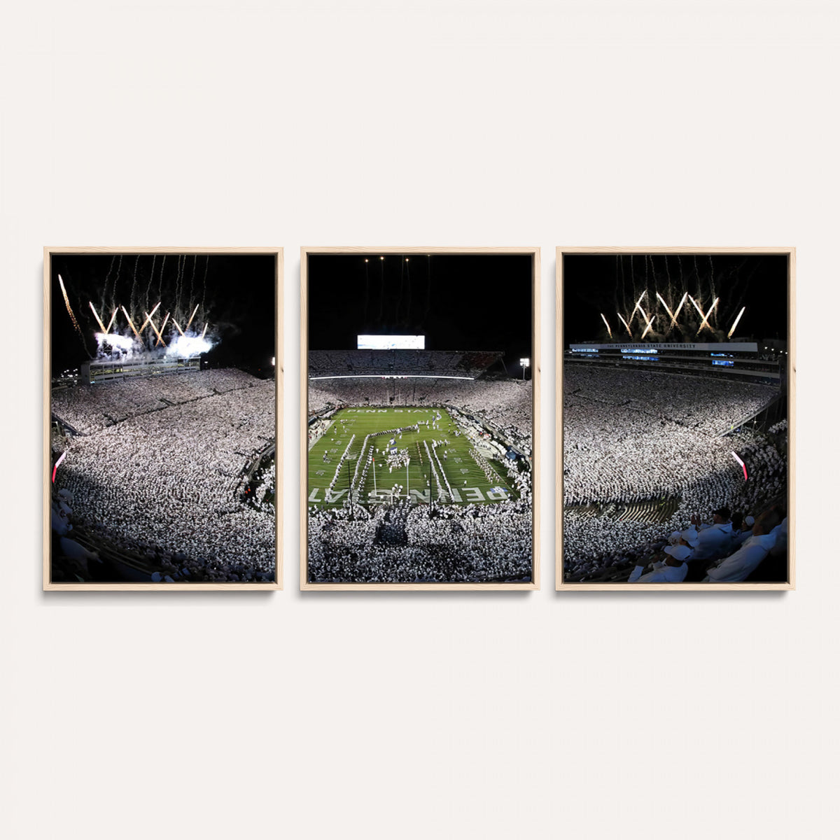 84537-MGV-CV-36X24 - Penn State Beaver Stadium Canvas Wall Art - Nittany Lions Football Print