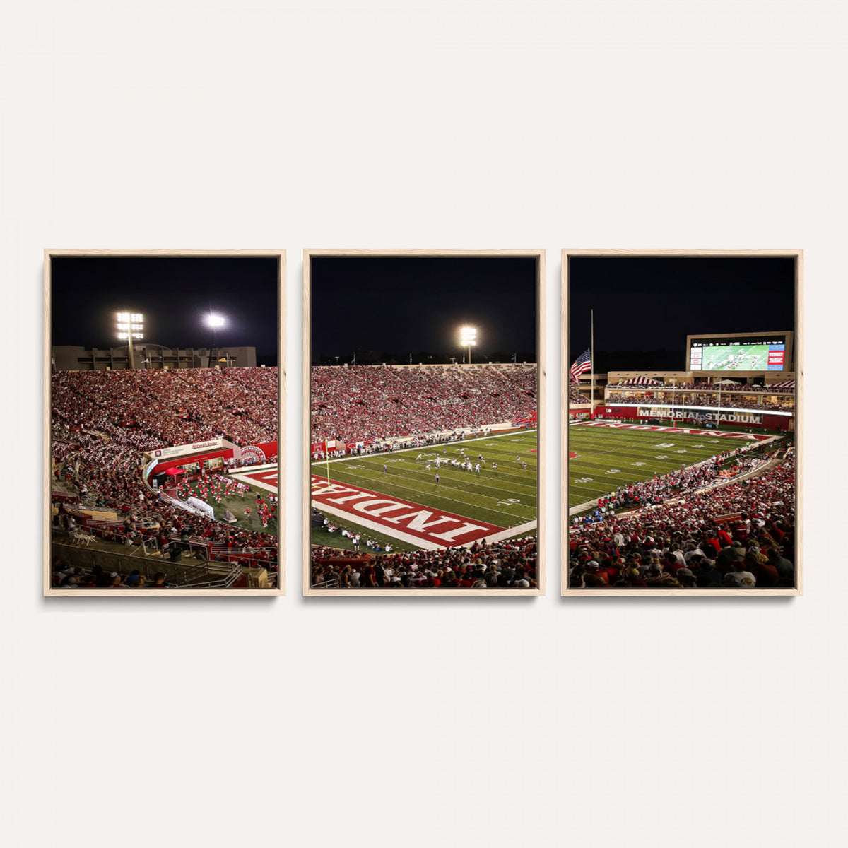 82748-MGV-CV-36X24 - Indiana University Hoosiers Football Team Print Canvas