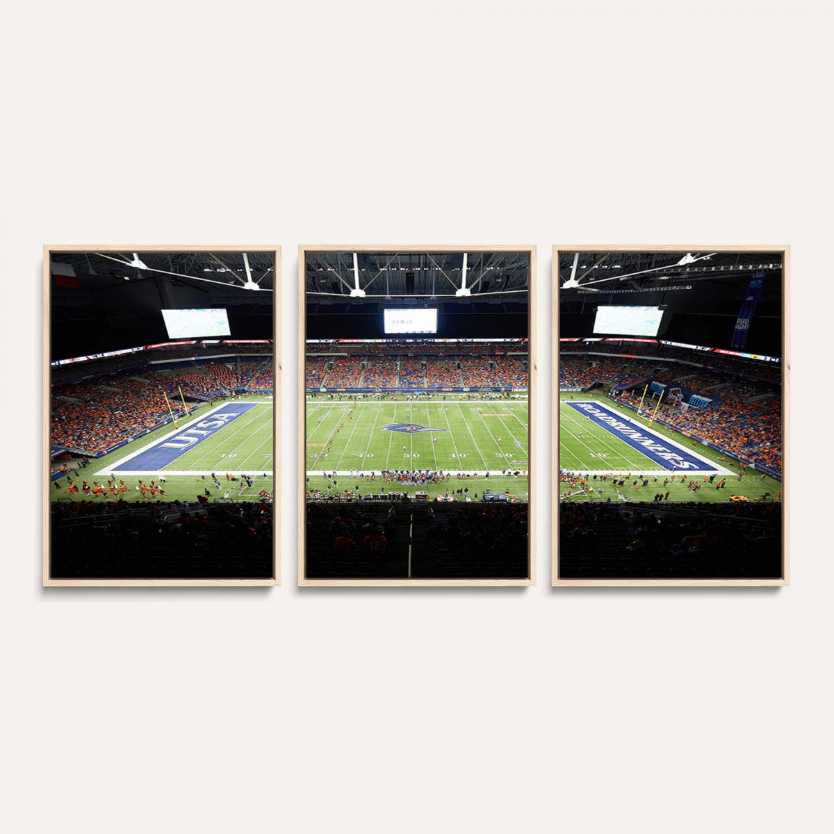98617-MGV-CV-36X24 - The University of Texas at San Antonio Roadrunners Football Team Print, San Antonio Alamodome