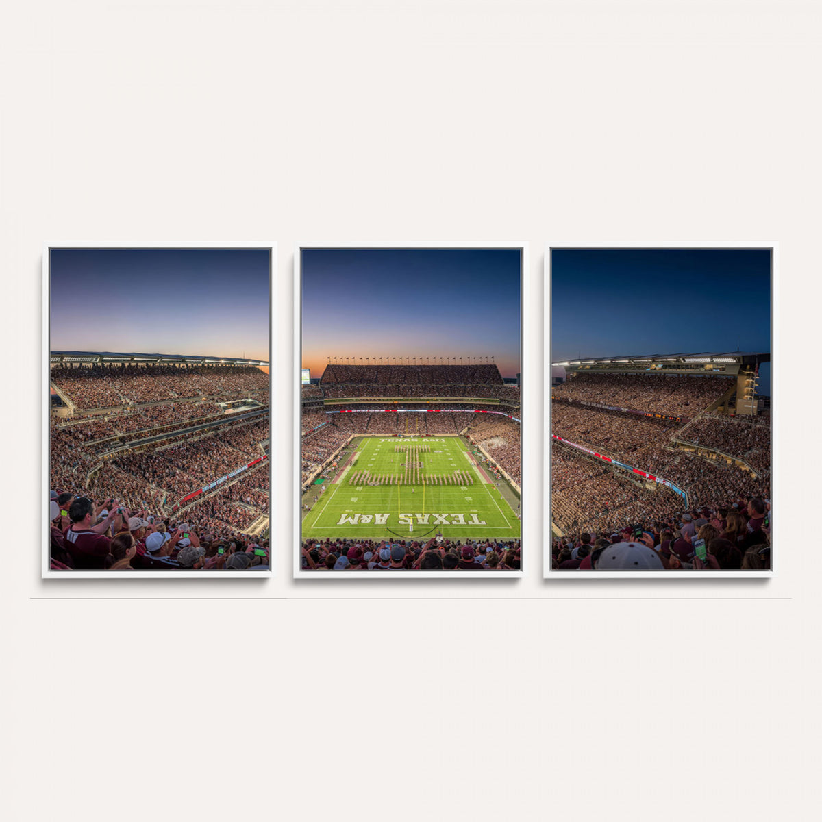 17421-MGV-CV-36X24 - Kyle Field Wall Art Print | Large Texas A&M Aggies Football Canvas Print for Sports Enthusiasts |