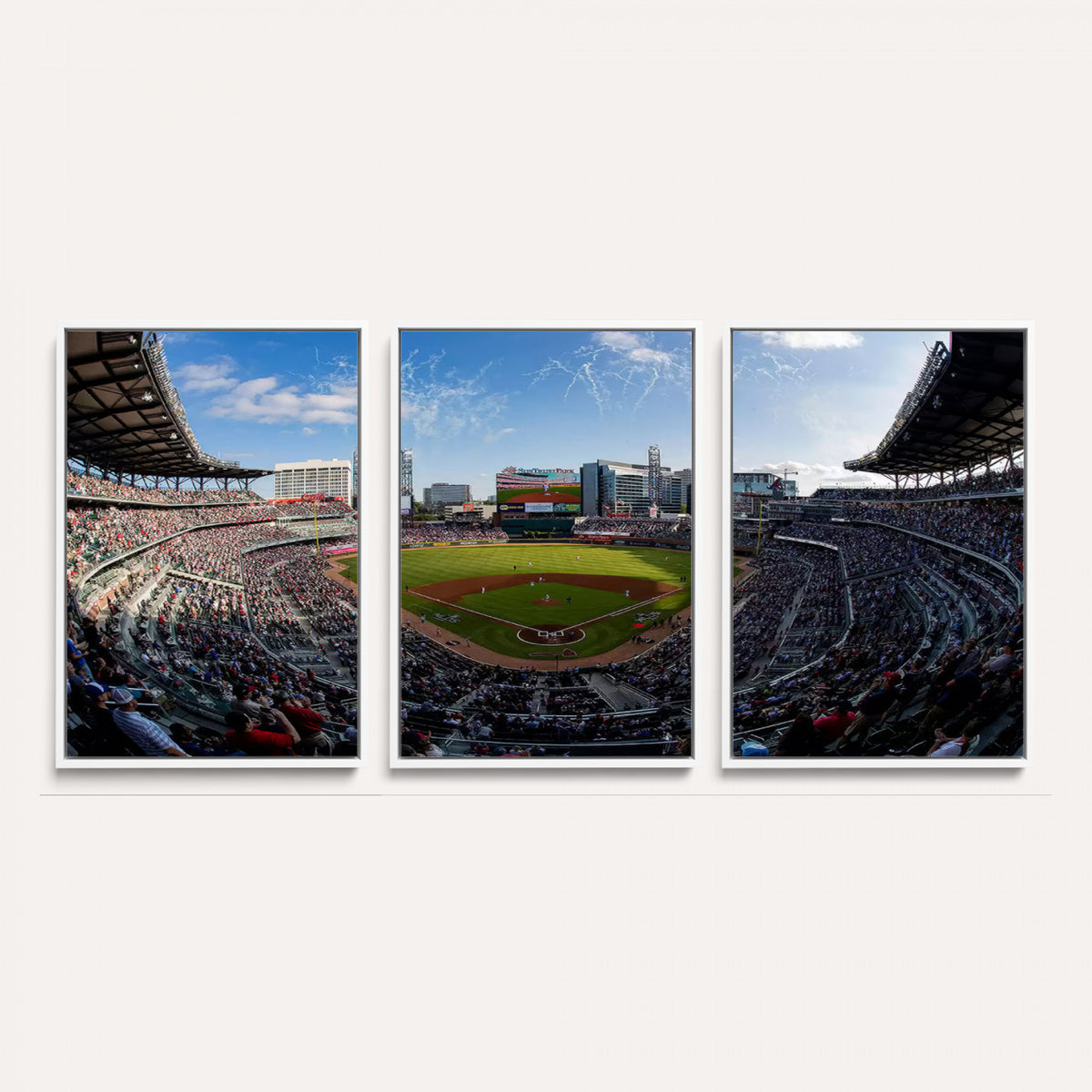 78608-MGV-CV-36X24 - Truist Park Stadium Canvas Wall Art, Atlanta Braves Game Day Decor