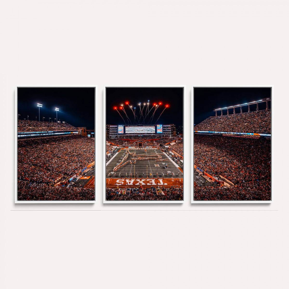 58778-PAN-FL-20X10 - Darrell K Royal Memorial Stadium | Texas Longhorns | Print Decor Wall Art Design for Home & Office Decoration