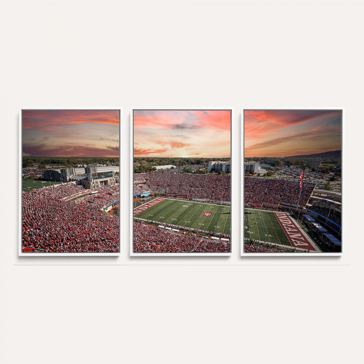 51135-MGV-CV-36X24 - Indiana Memorial Stadium Wall Art Canvas Print
