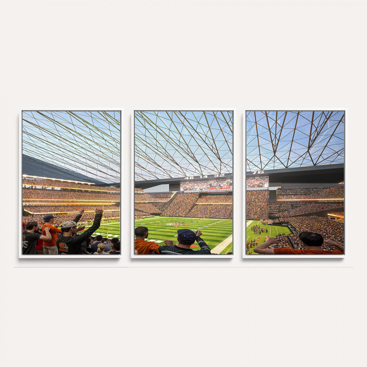 81960112-MGV-CV-36X24 - Cleveland Browns Stadium Wall Art Canvas Print