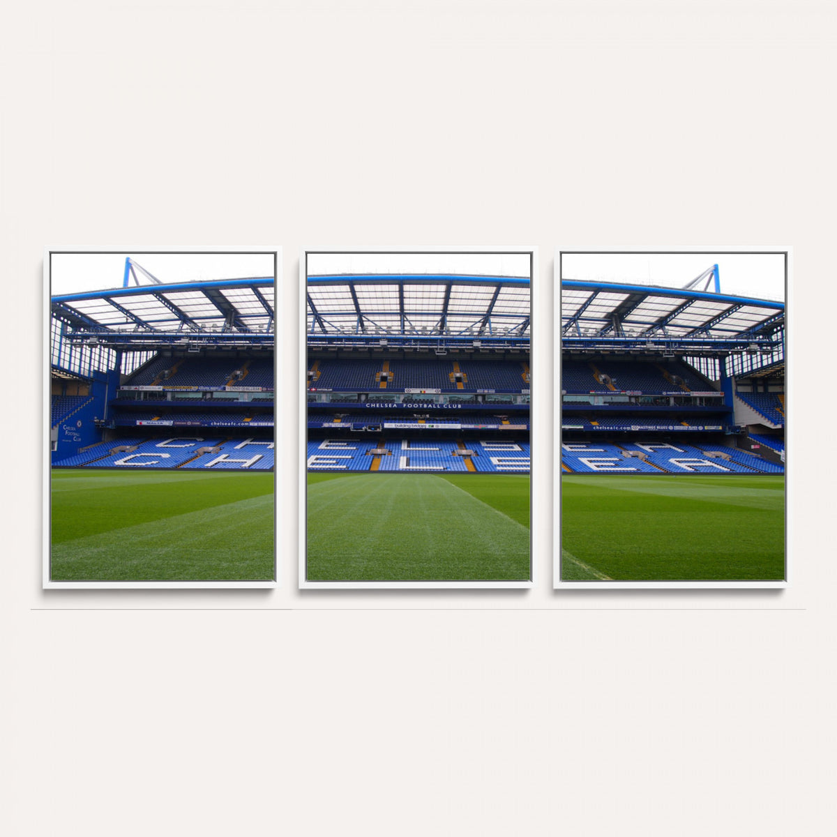 38616413CHELSA-MGV-CV-36X24 - Stamford Bridge Chelsea Football Stadium Canvas Wall Art